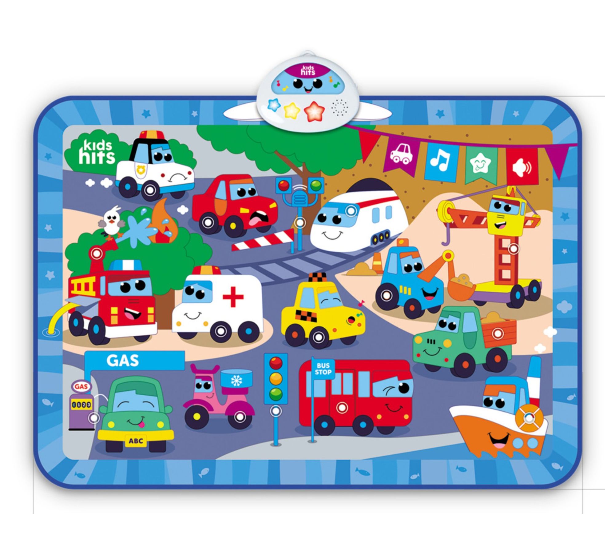Kids Hits Light & Sound Big City Rush Music Activity Floor Pad