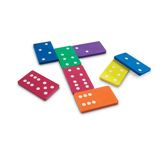 Jumbo Foam Dominoes by Learning Resources