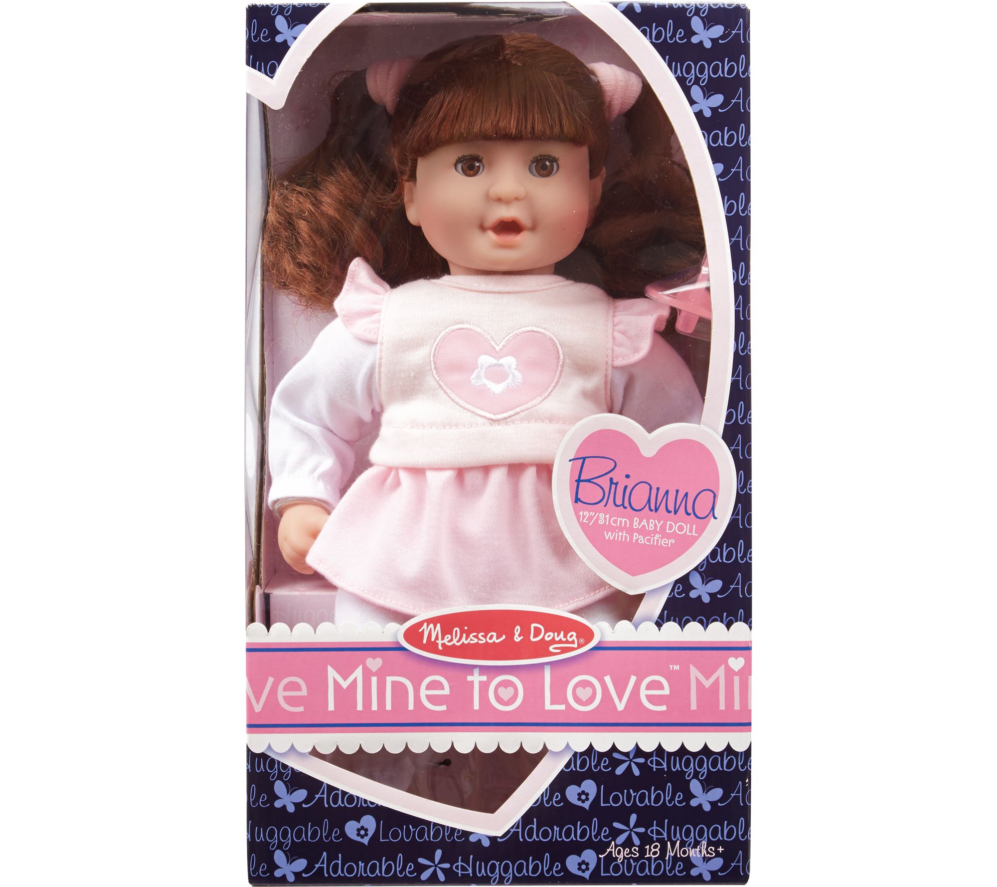 Melissa Doug Mine to Love Brianna Soft Body Baby Doll Hair Outfit Gift Baby Girl 