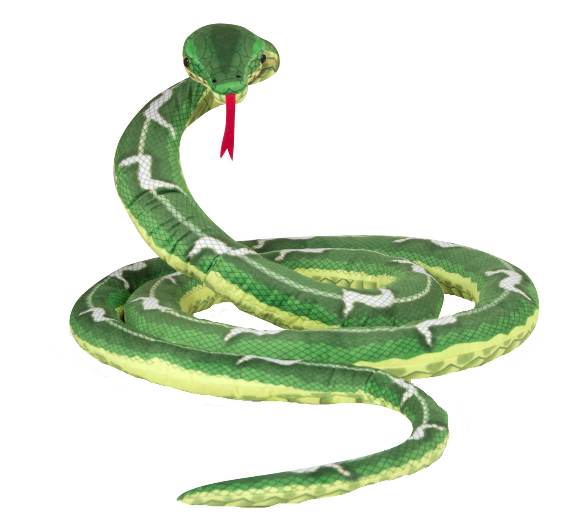 green snake plush