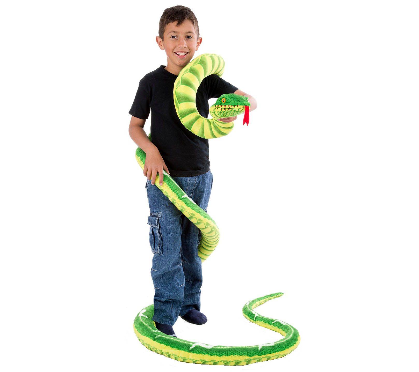 melissa and doug snake plush