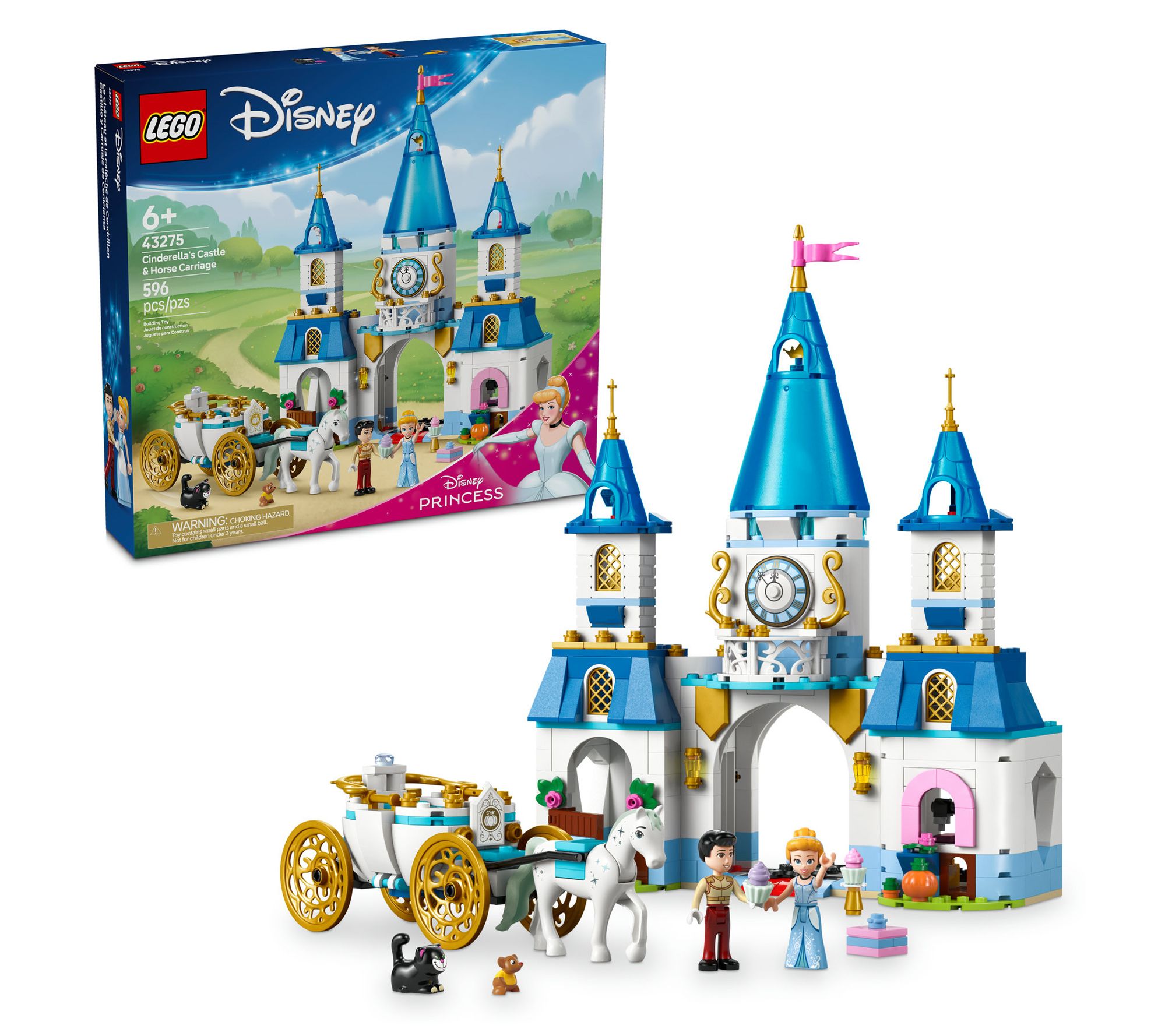 LEGO Disney Princess Cinderella's Castle & Horse Carriage