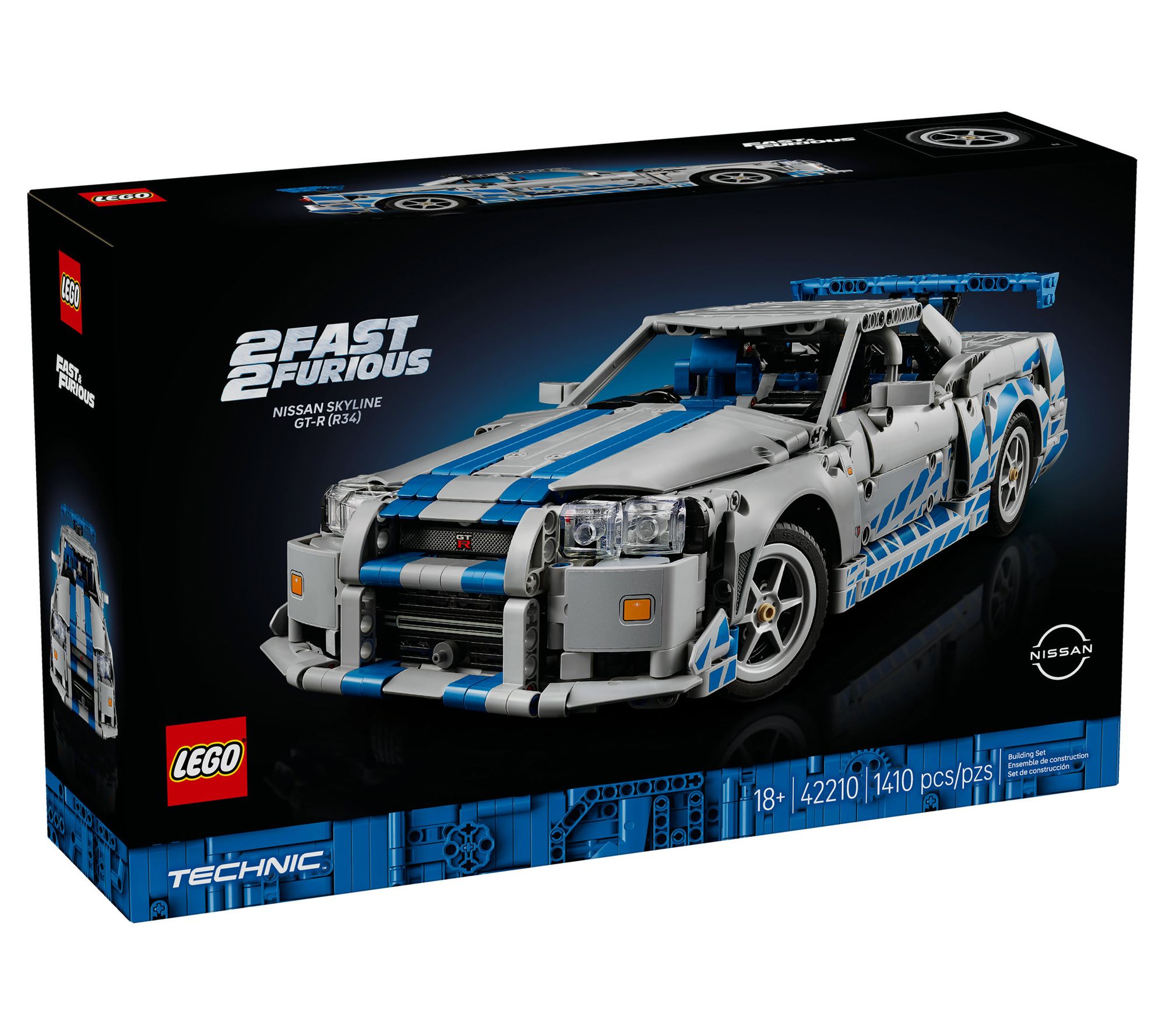 LEGO Technic 2 Fast 2 Furious Nissan Skyline GT-R (R34) Car