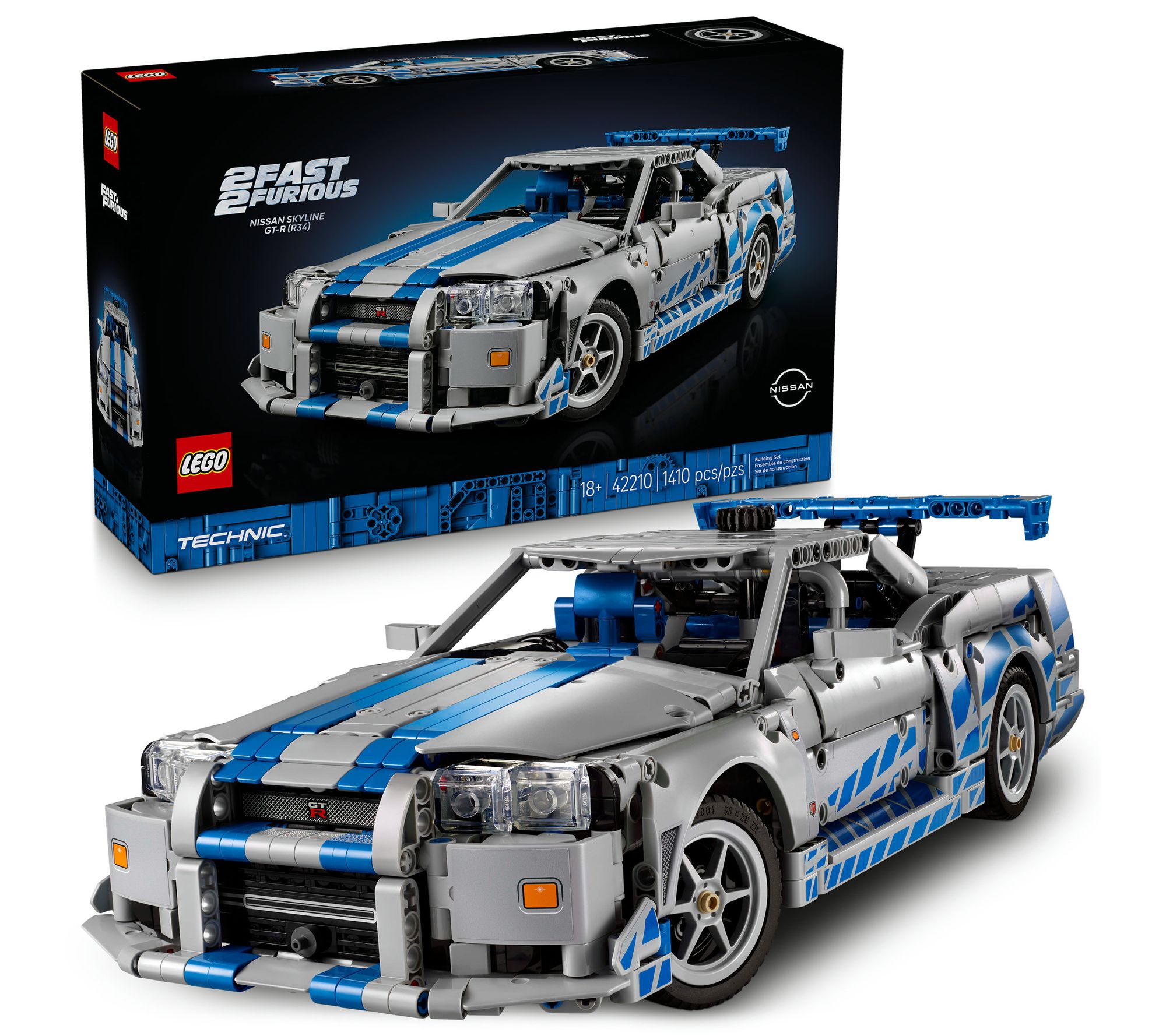 LEGO Technic 2 Fast 2 Furious Nissan Skyline GT-R (R34) Car