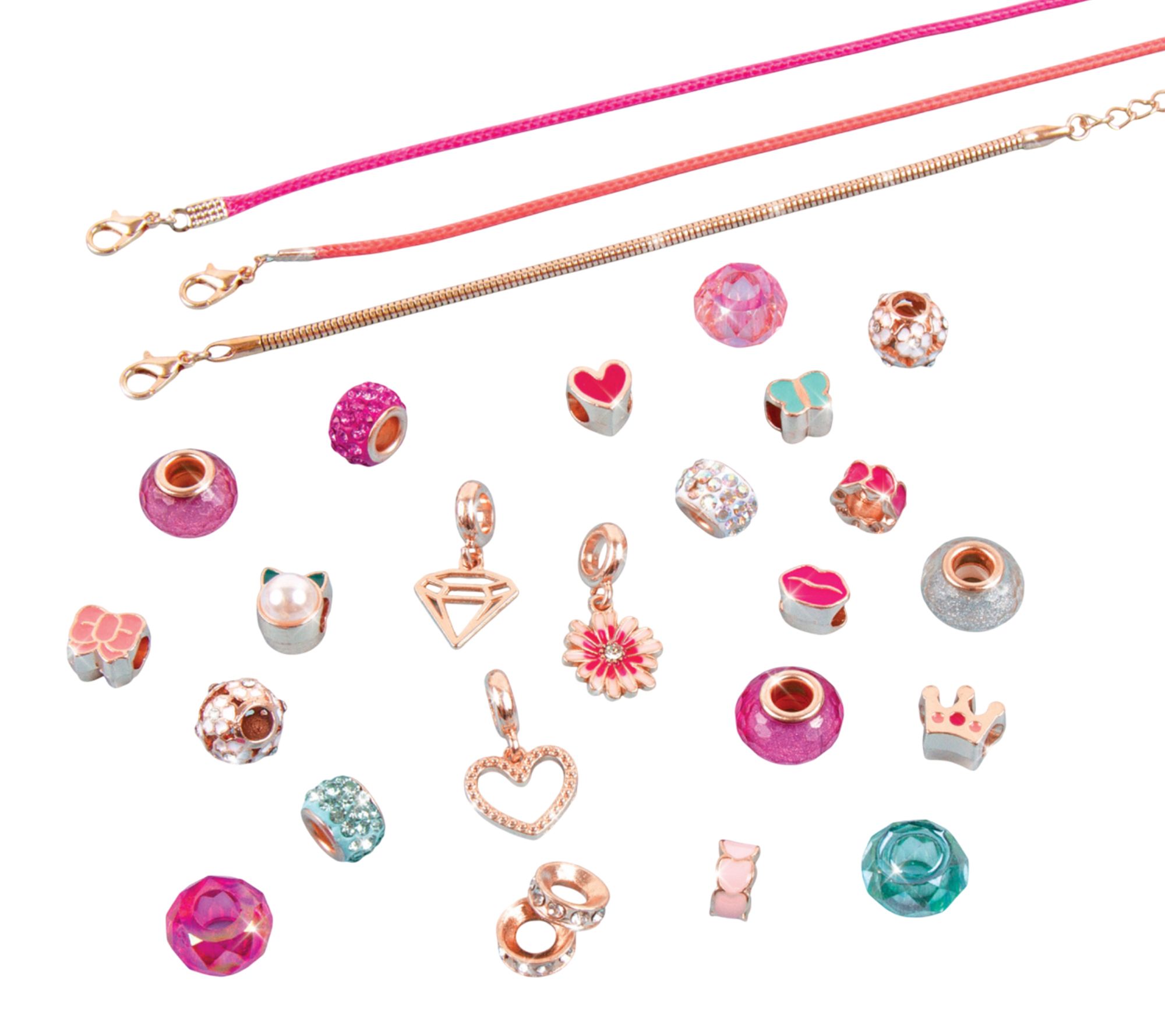 Make It Real: Halo Charms Bracelets - Think Pink