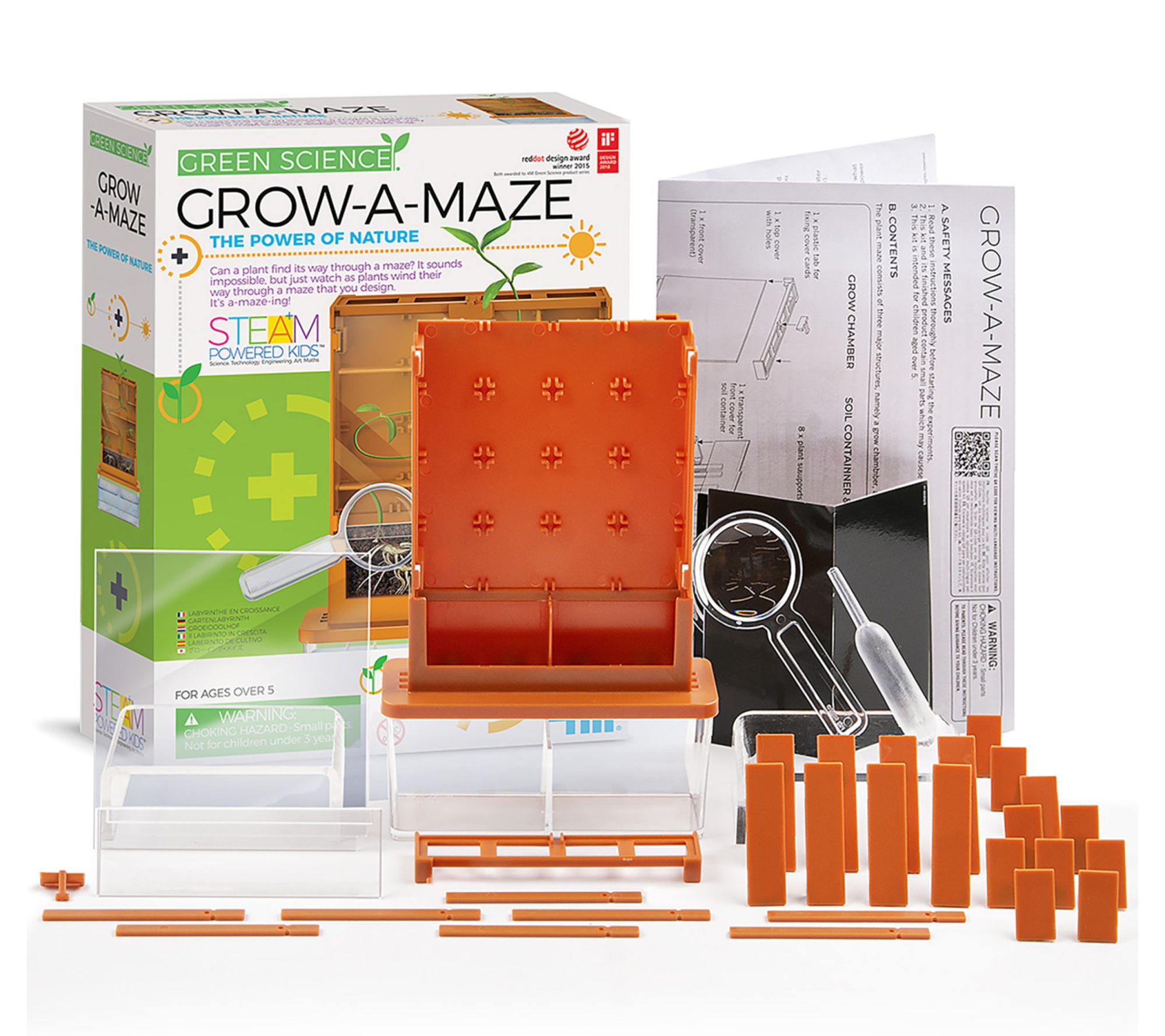 4M Green Science Grow-A-Maze - DIY Mini Plant Growth Lab