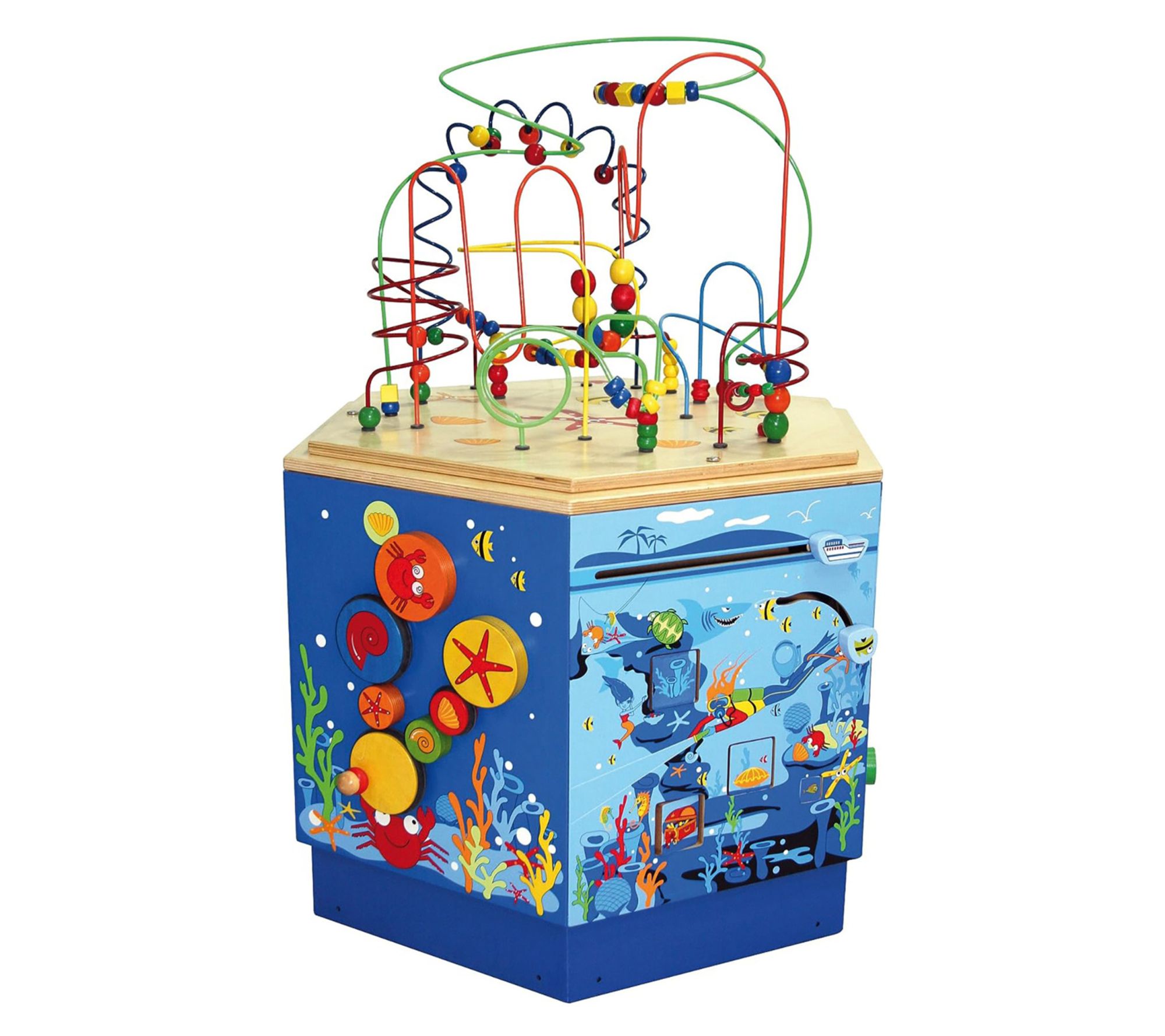 Hape Coral Reef Wooden Activity Center Table