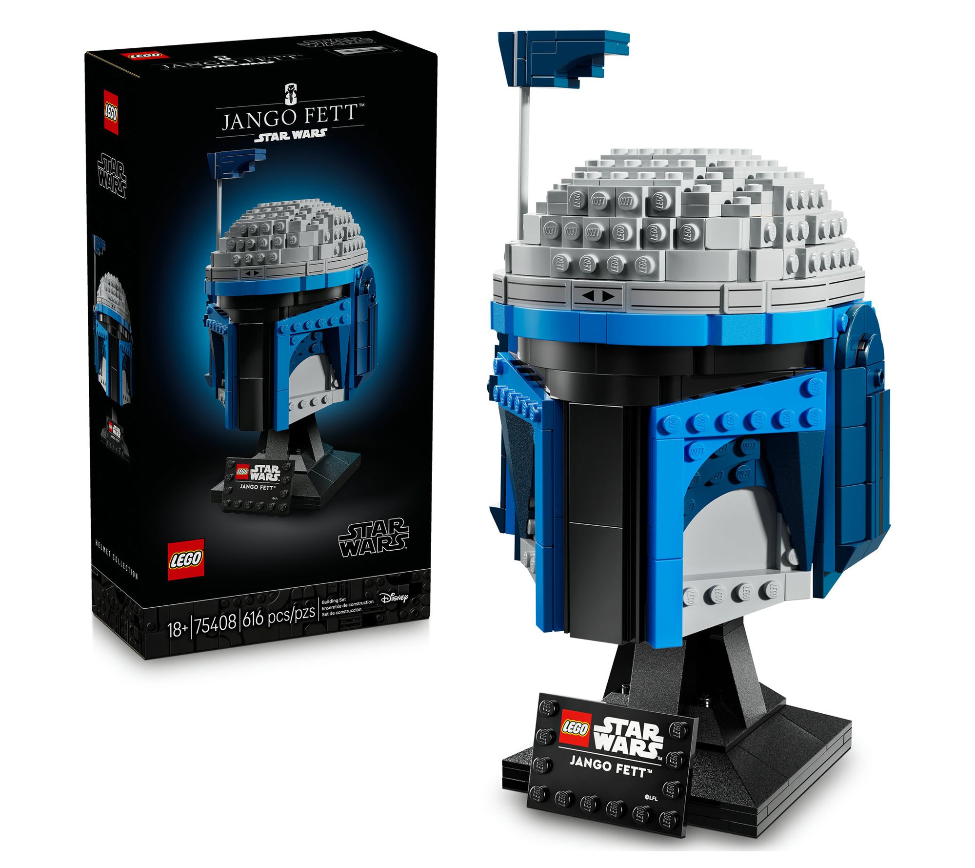 LEGO Star Wars Jango Fett Helmet Buildable Model Kit