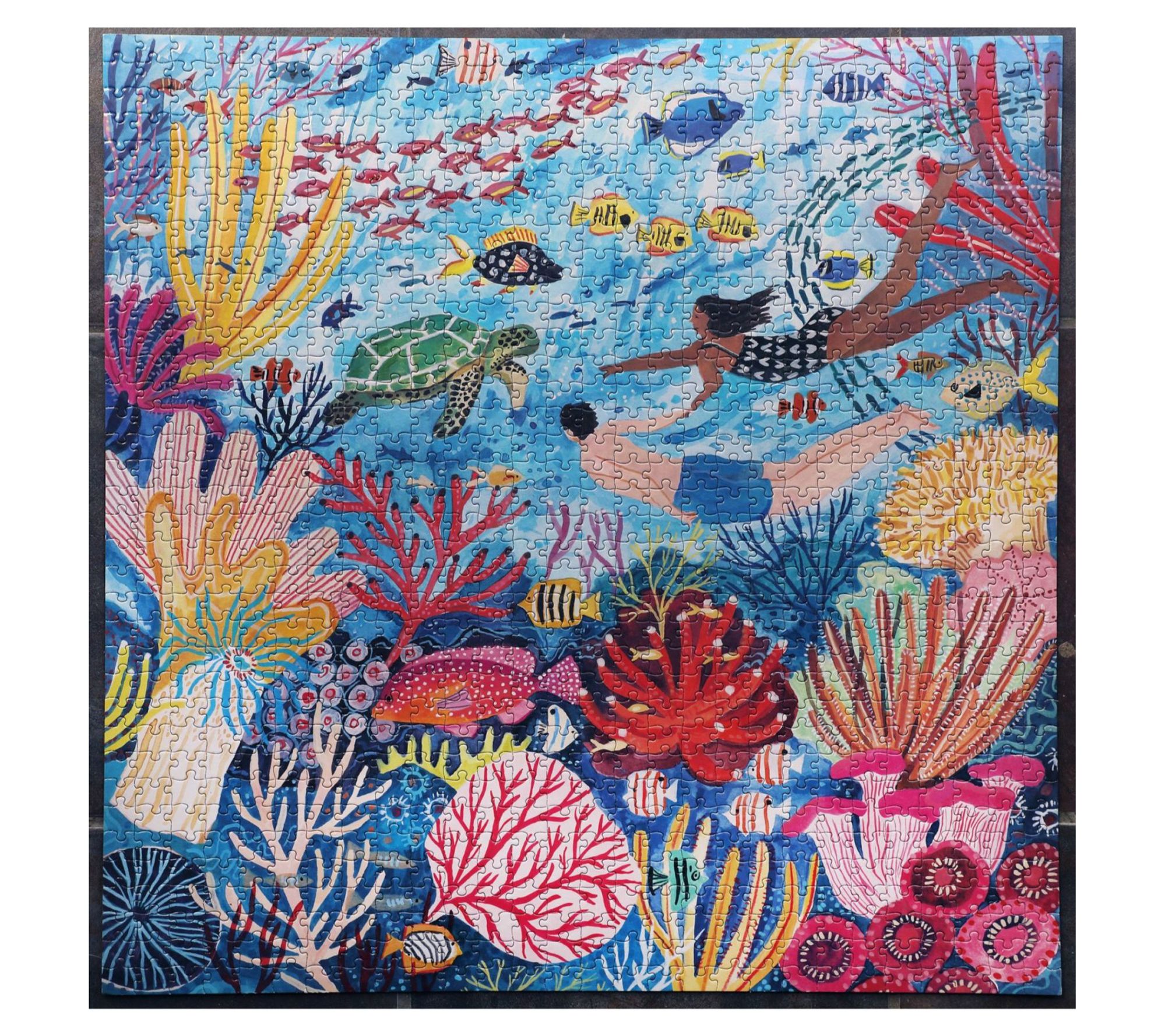 eeBoo Coral Reef 1000 Pc Sq Puzzle