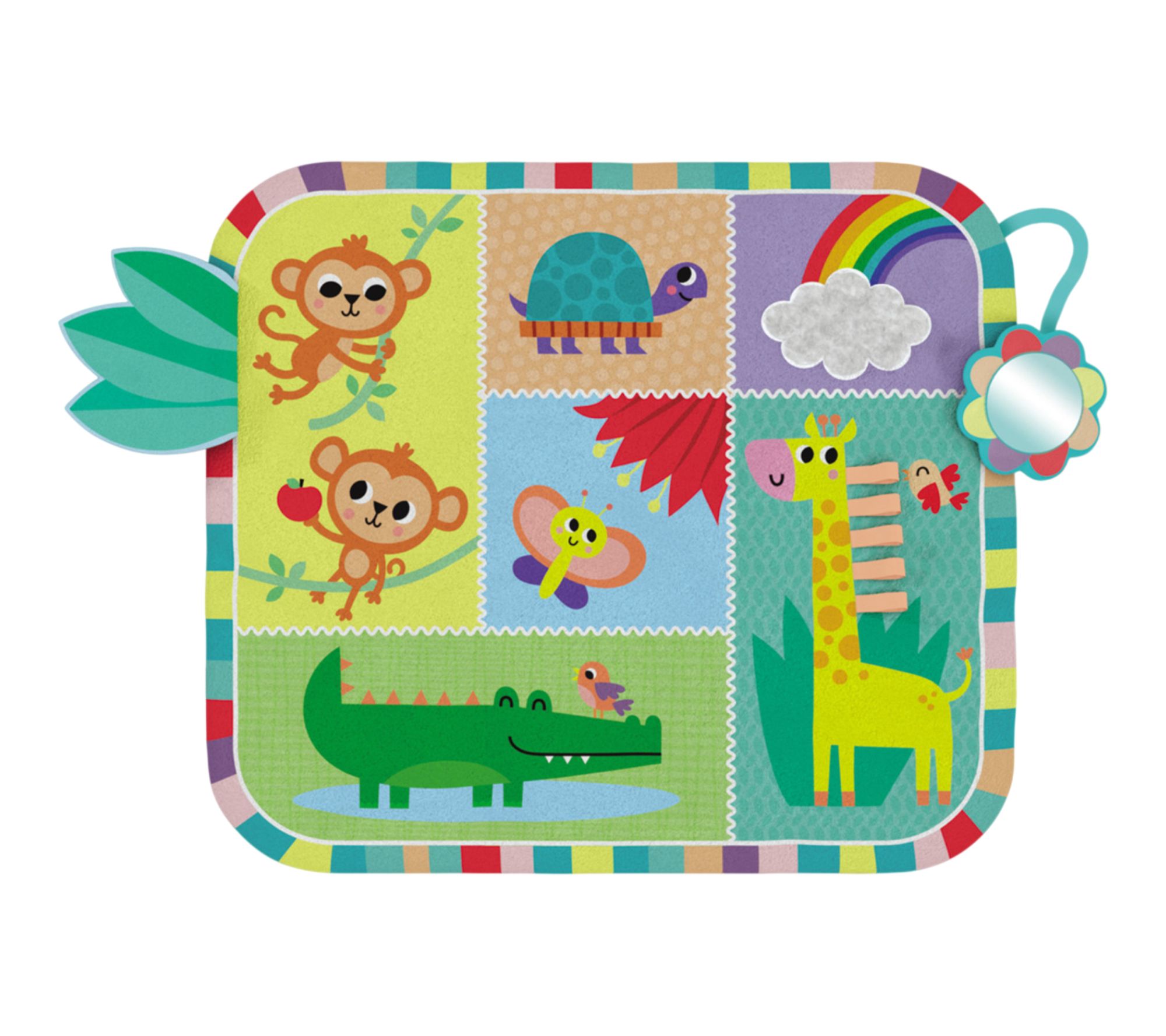 Kids Hits My First Animals 2In1 Reversible Sensory Floor Pad