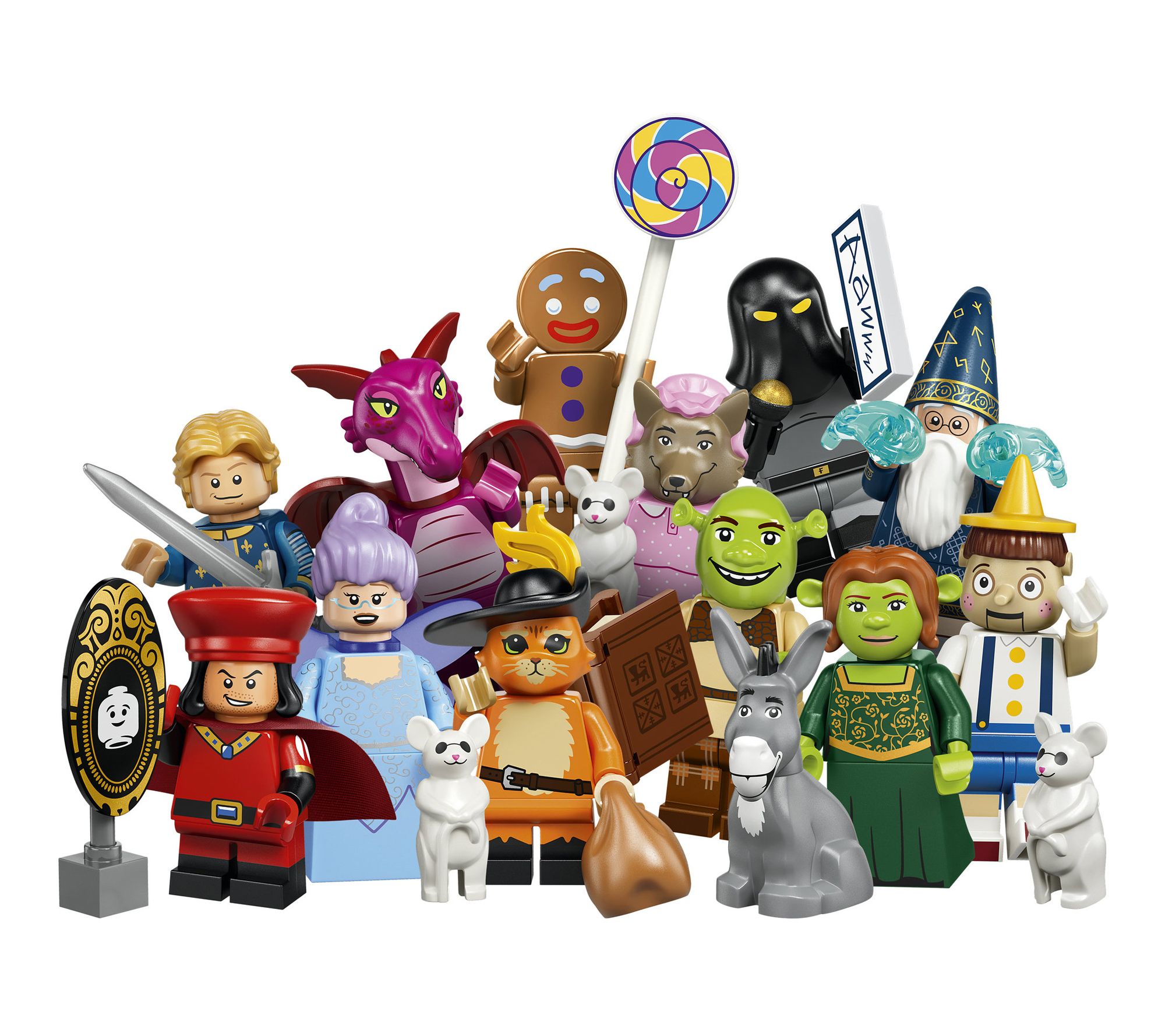  LEGO Minifigures Shrek Series 6 Pack 42 Pieces