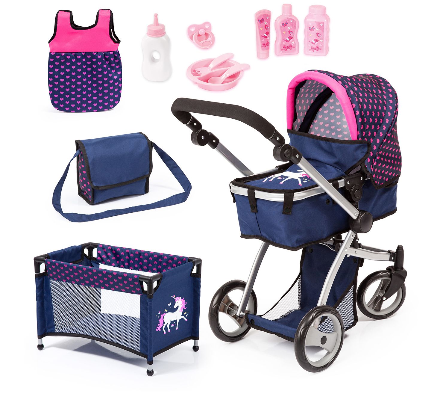 Ulba Doll Stroller and Gear Mega Set