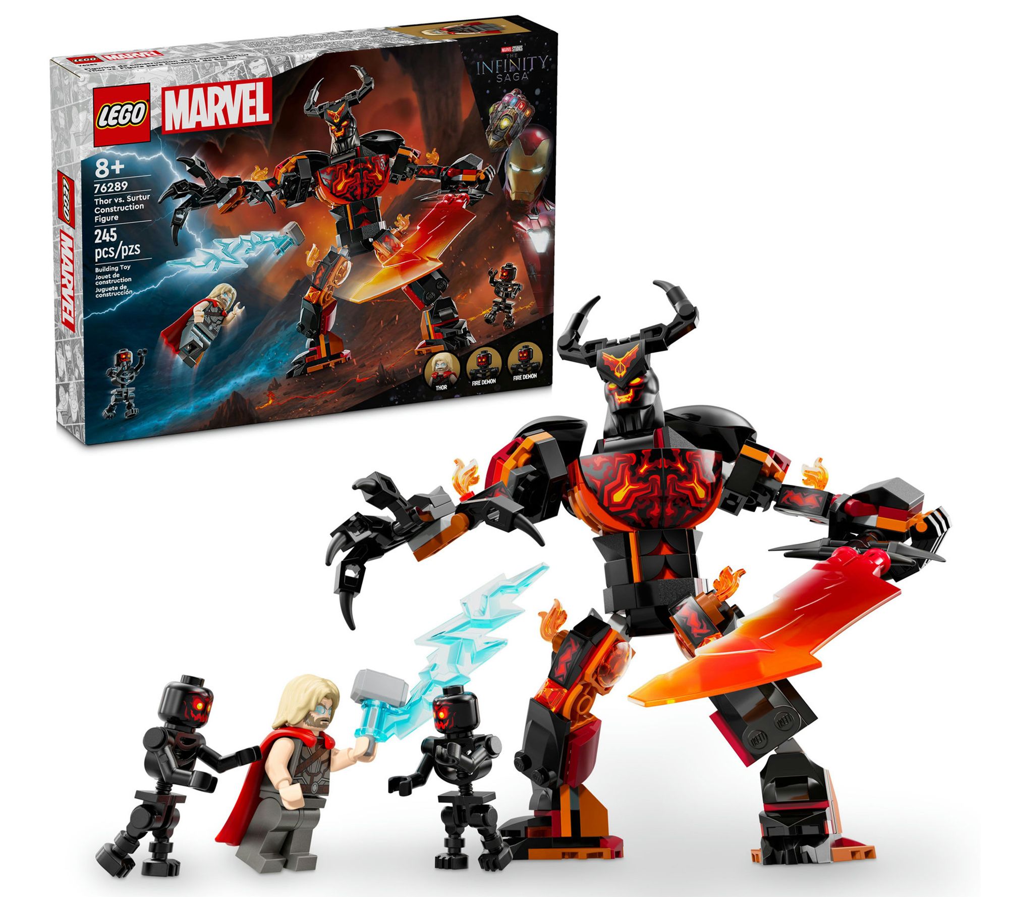 LEGO Marvel Thor vs. Surtur Construction FigureToy