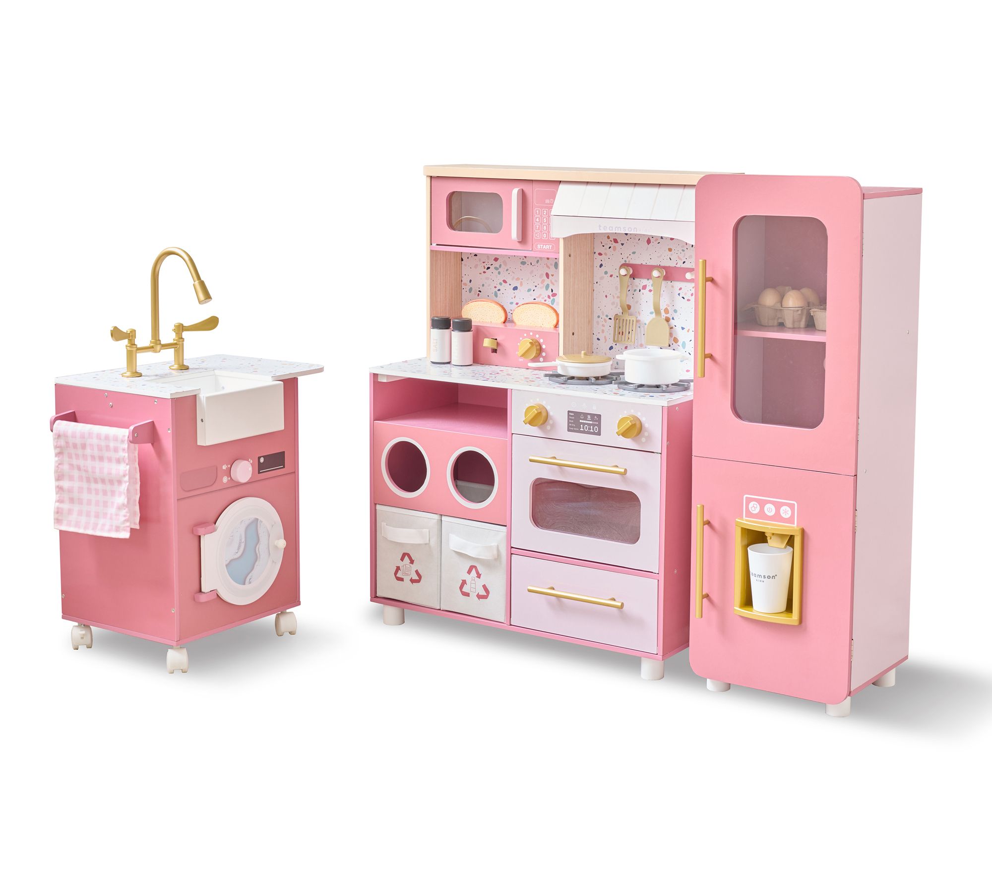 Teamson Kids Little Chef Savannah Wooden Play Kitchen Modulars