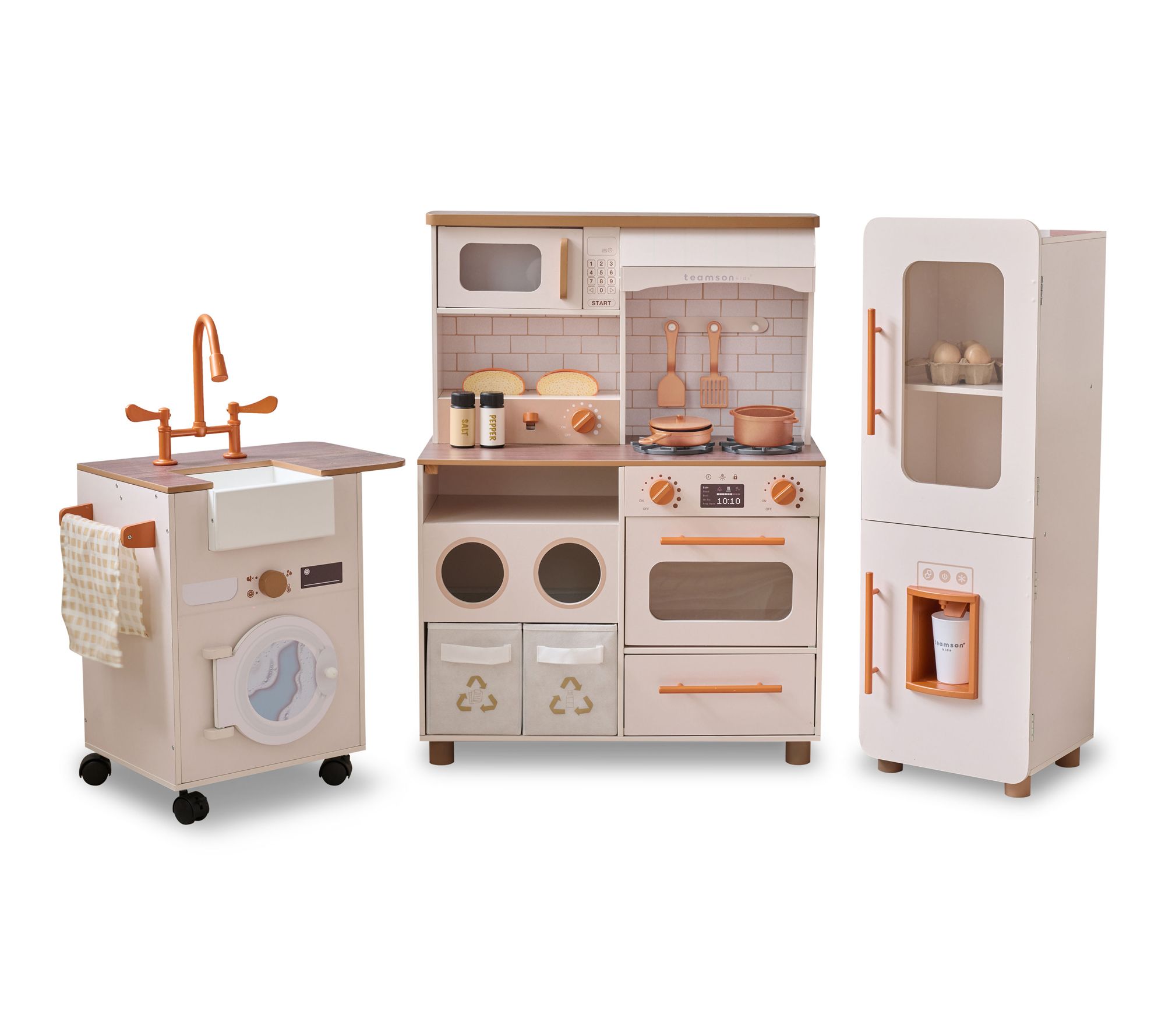 Teamson Kids Little Chef Savannah Wooden Play Kitchen Modulars