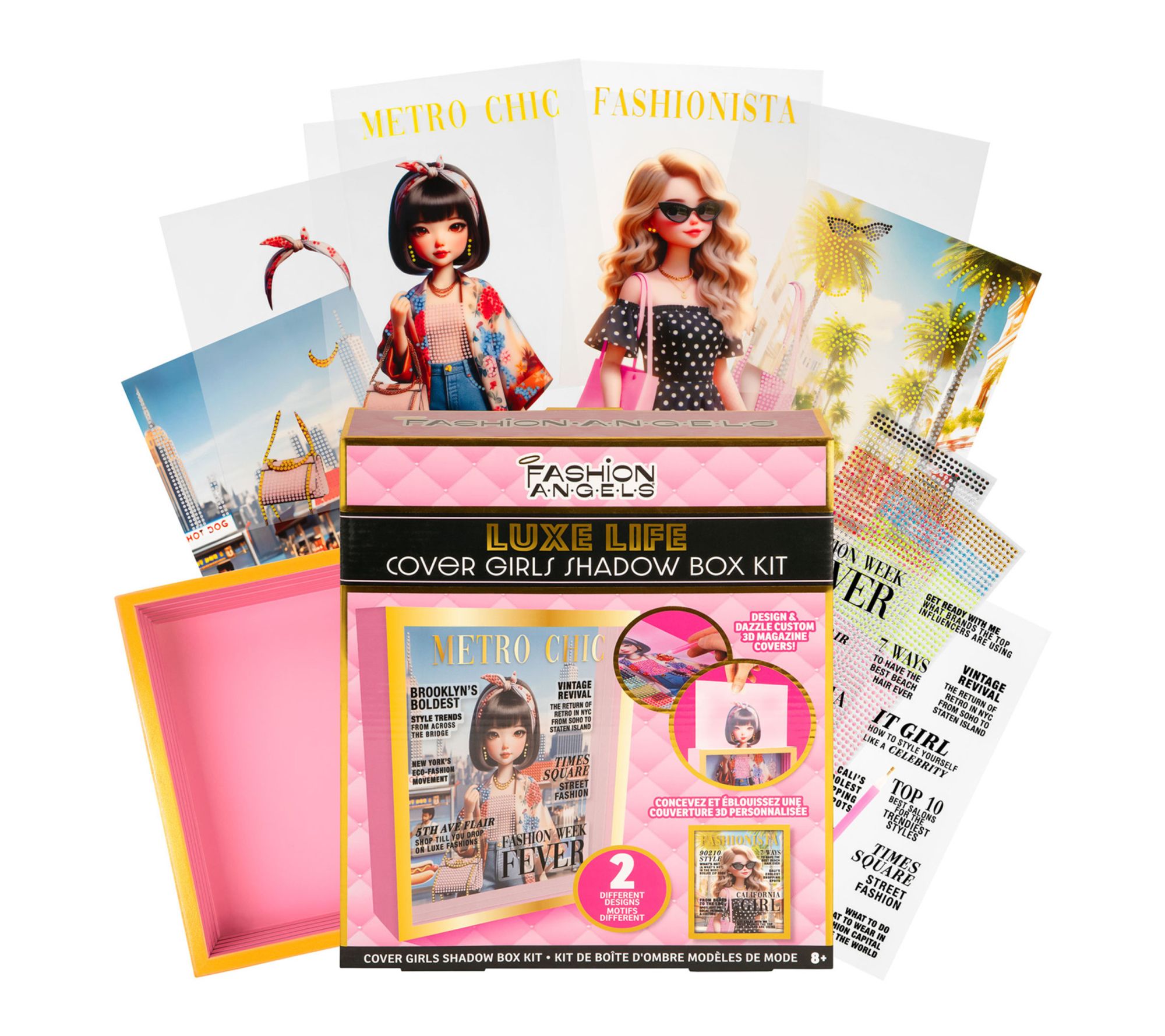 Fashion Angels Luxe Life Cover Girls Shadow BoxKit