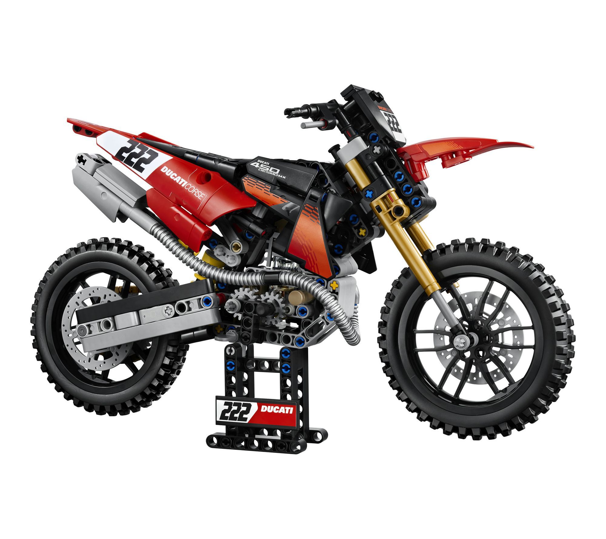 LEGO Technic Ducati Desmo450 MX Factory Motorcycle 42238