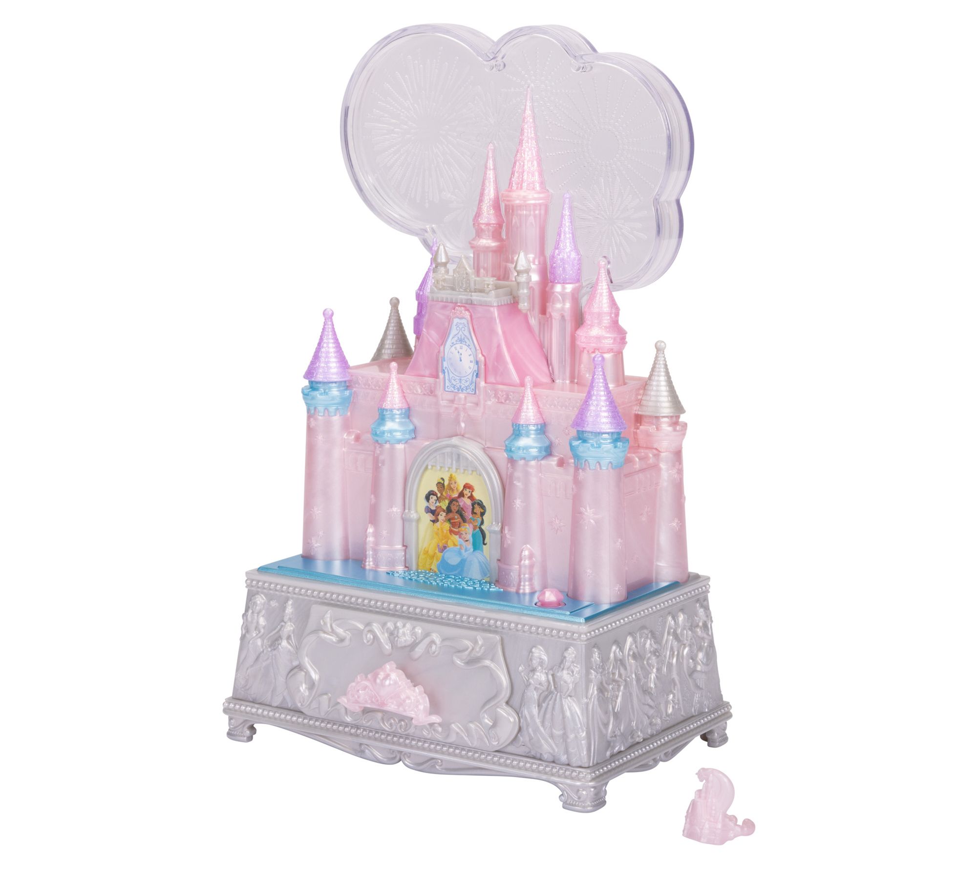 As Is Disney Princess Castle Musical Light UpJewelry Box