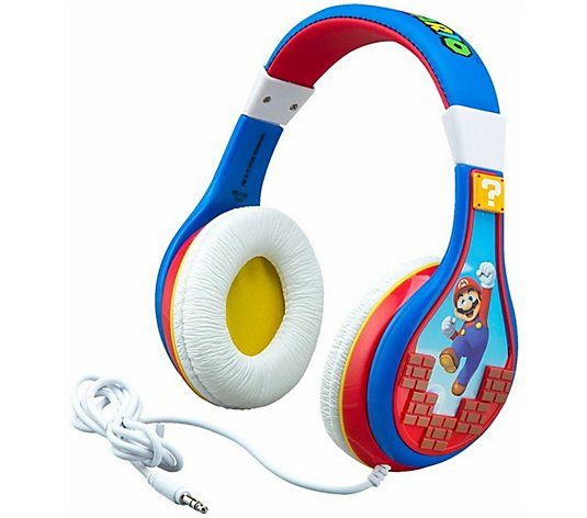 KIDdesigns Super Mario Character Wired Headphones