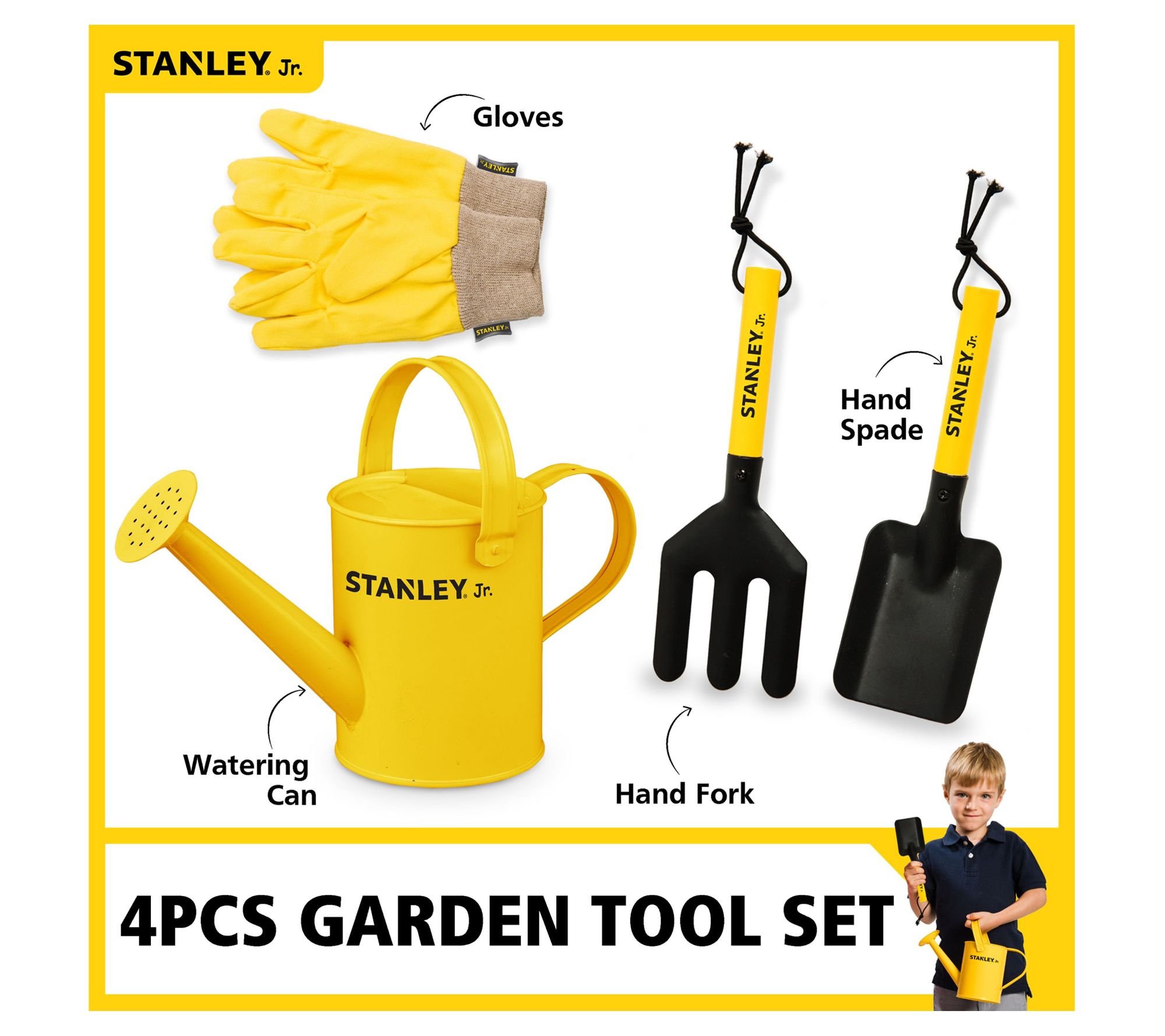 Stanley Jr. - Mini Trucks, 4 PC SET with Electric Drill