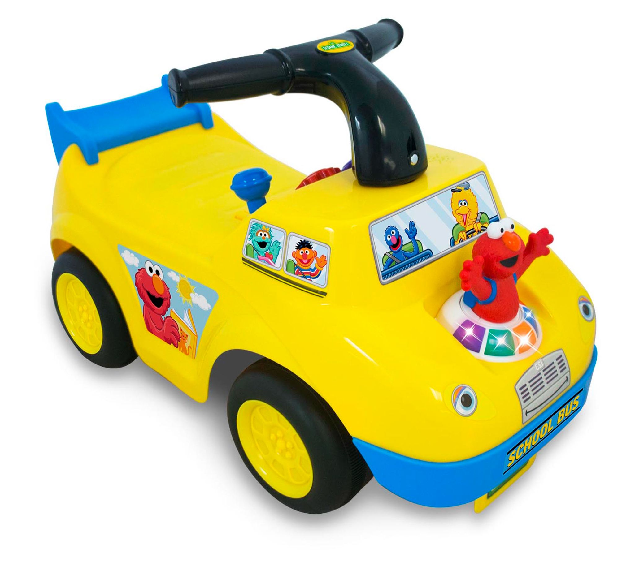 Kiddieland Sesame Street Elmo's School Bus RideOn