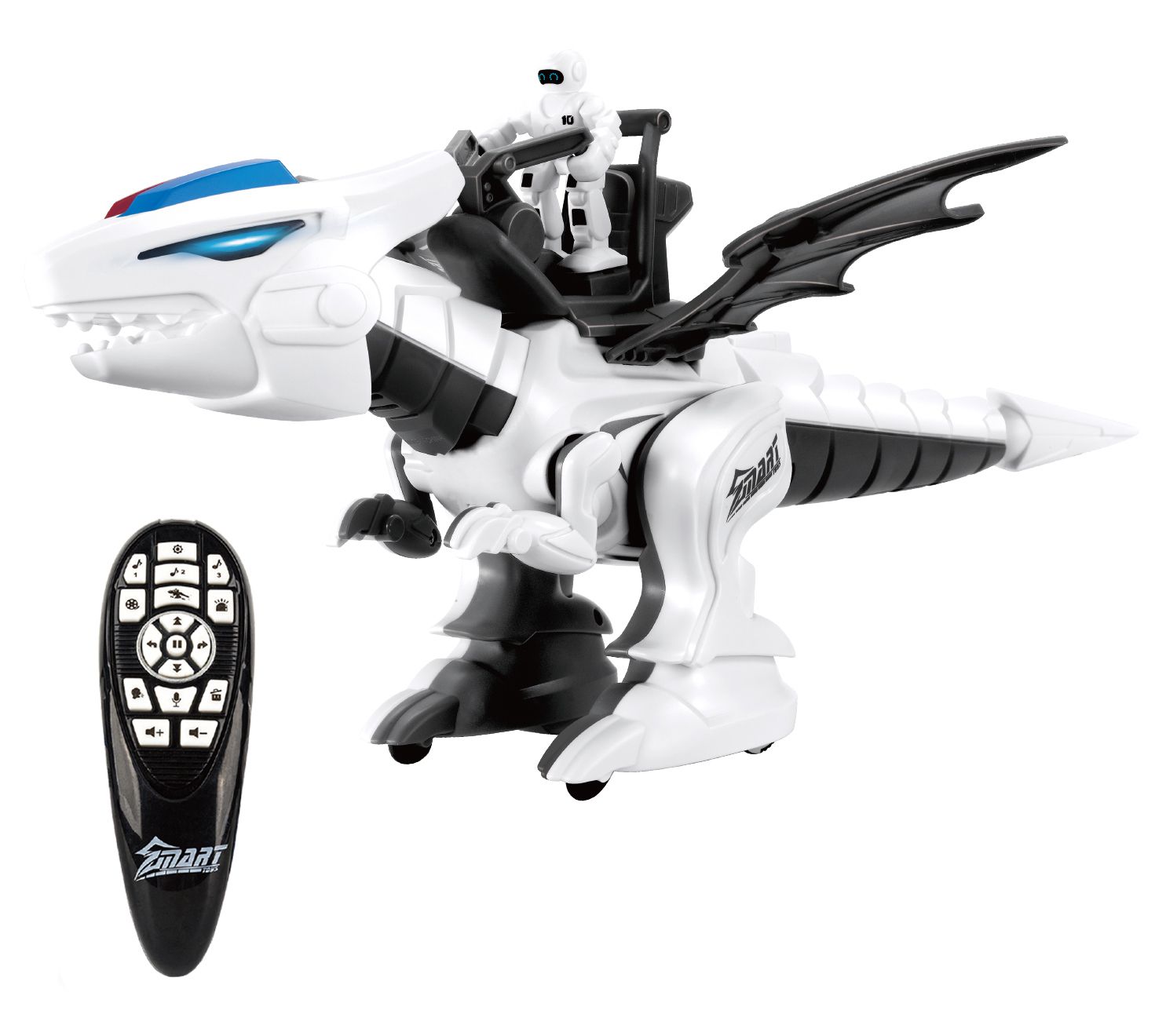 Black and white remote control sales dinosaur