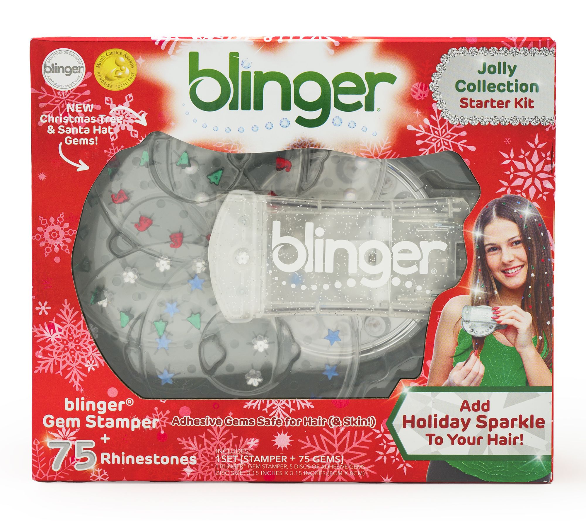  blinger Jolly Collection Gem Stamper with 75 Gems
