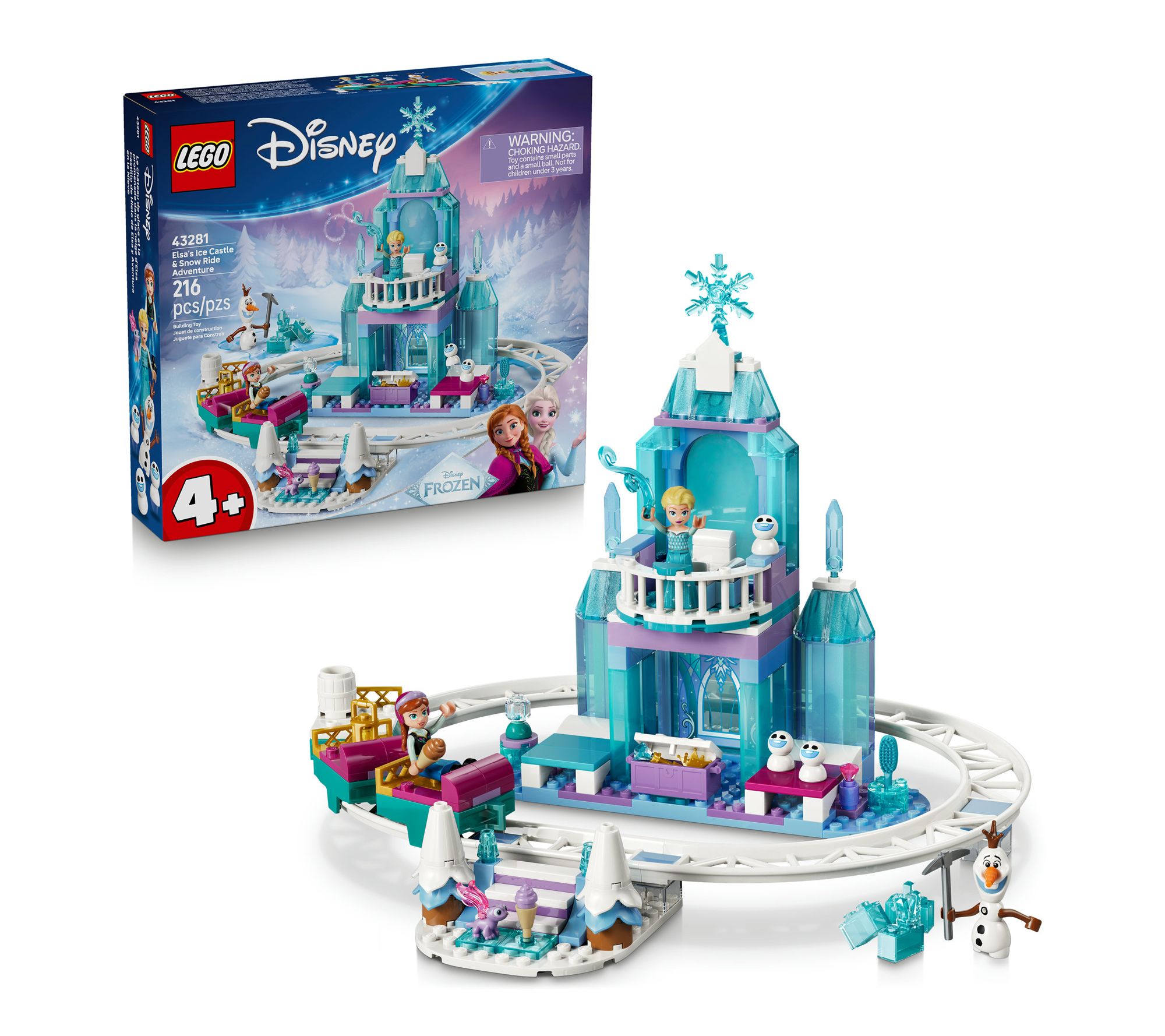 LEGO  Disney Frozen Elsa's Ice Castle & Snow Ride Adventure 43