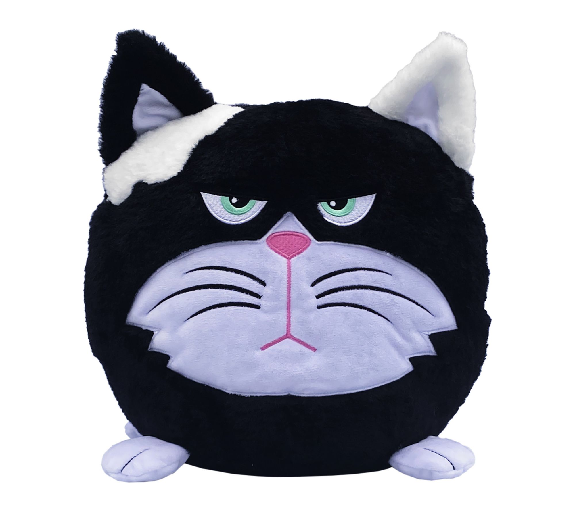 Hangry Petz Bella Black Cat 12in Animal Plush
