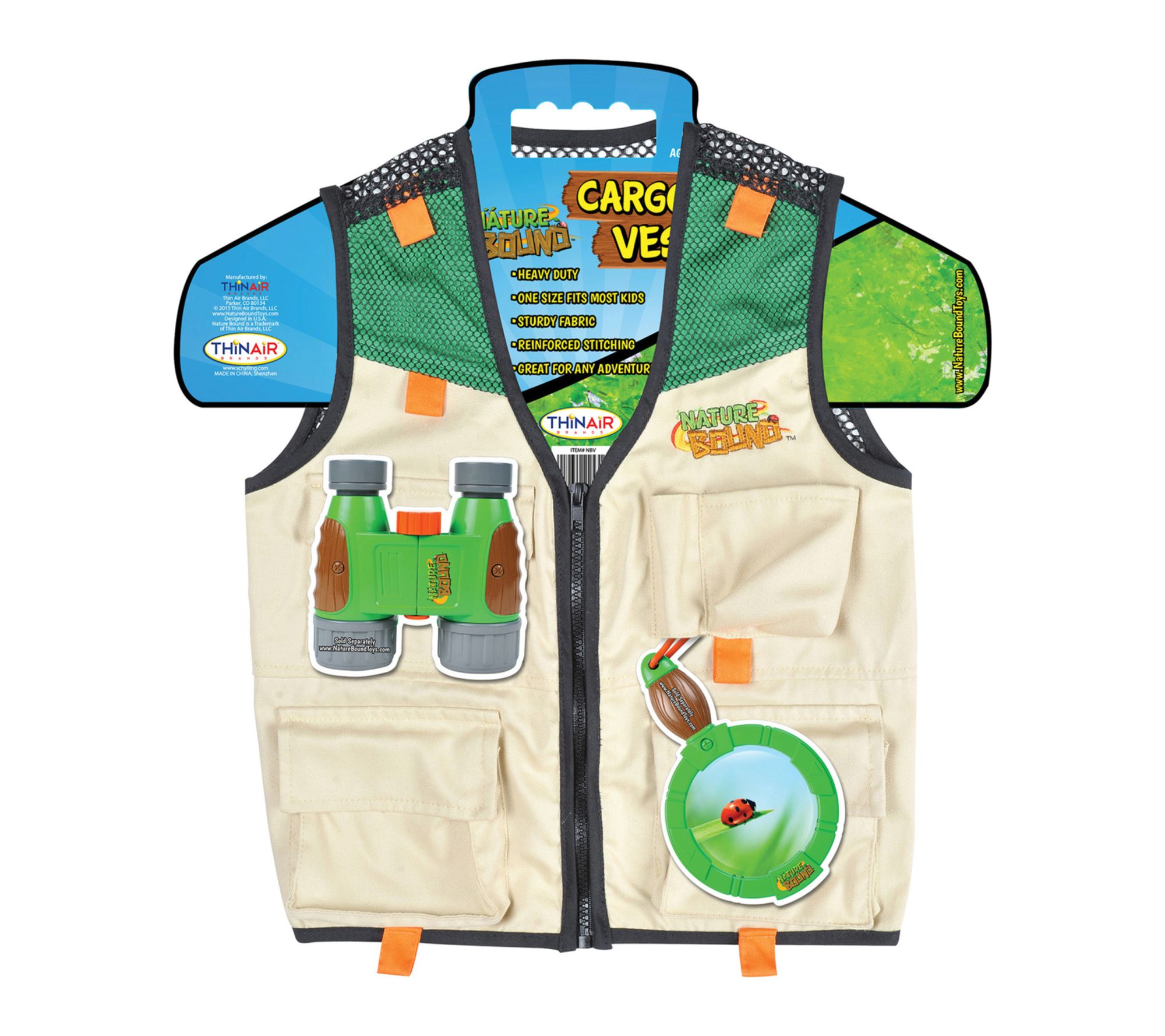 Nature Bound Cargo Vest Adventure Costume Top