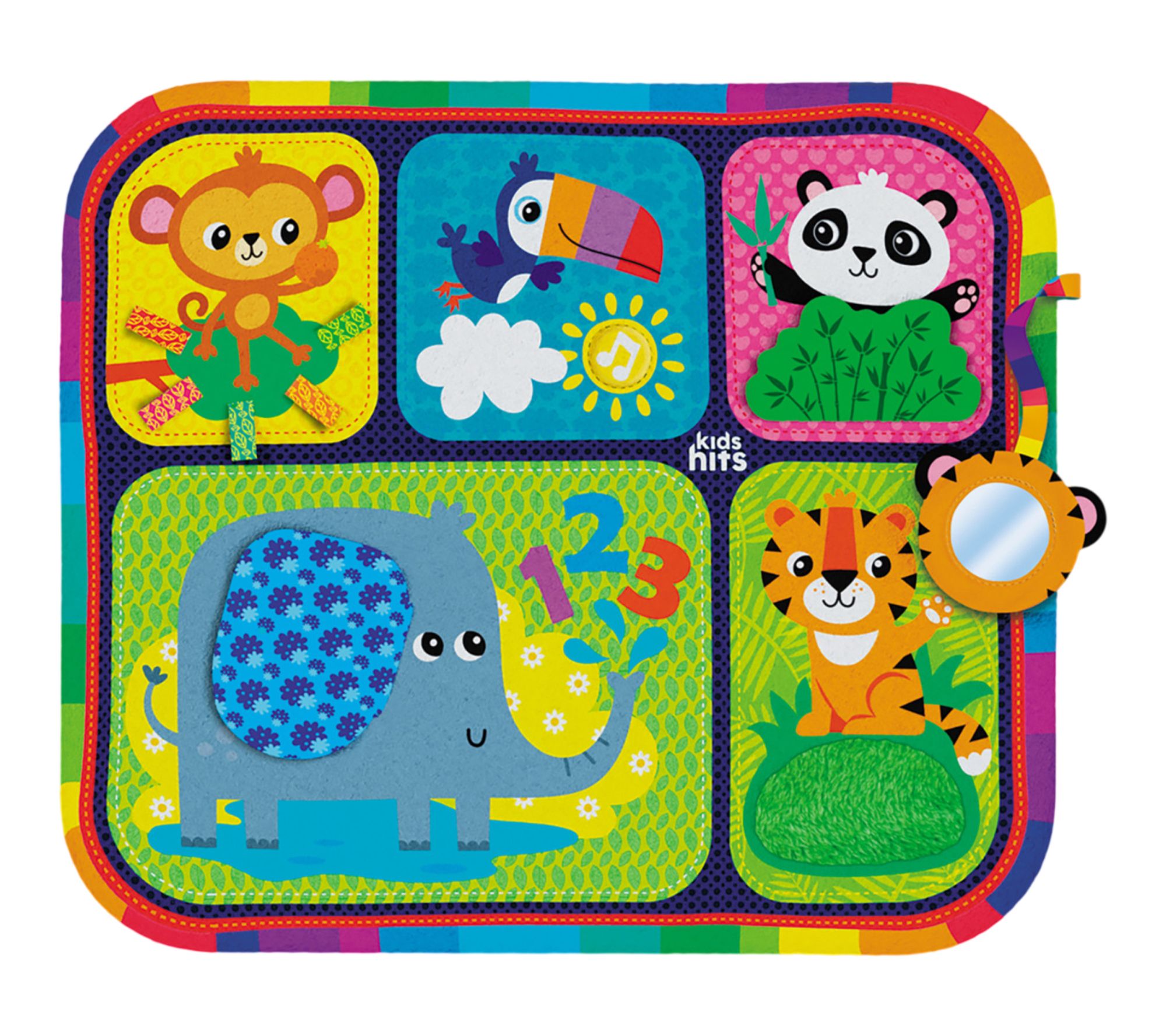 Kids Hits My Fi rst Zoo Sensory Activity Anima l Baby Touch Ma