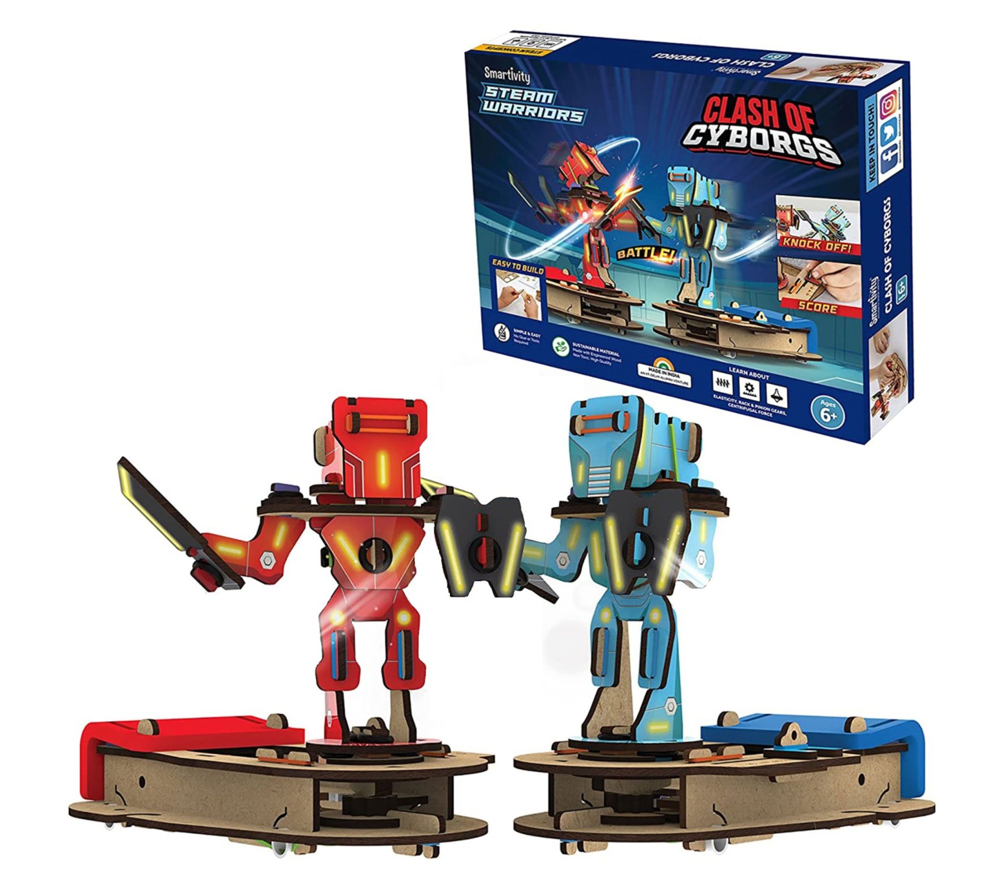 Smartivity Steam Warriors Battle Game