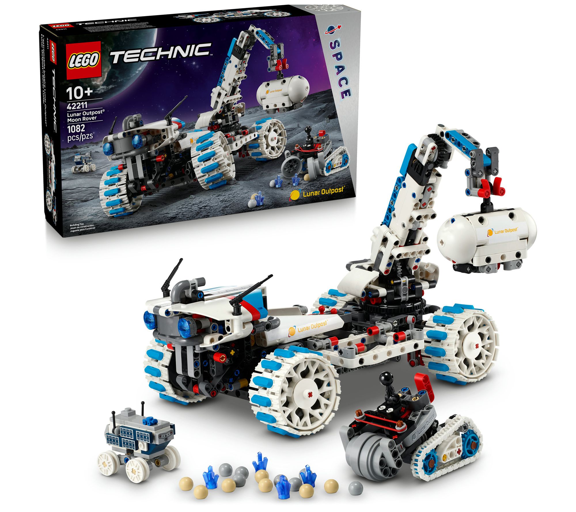 LEGO Technic Lunar Outpost Moon Rover Space Vehicle Set STEM T