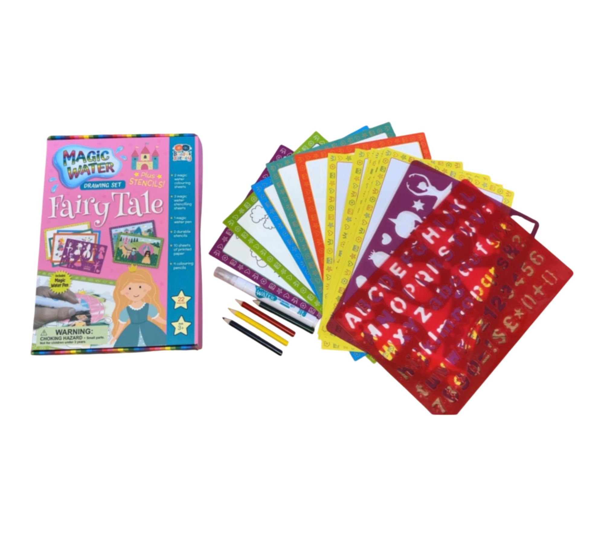 Buddy and Barney Magic Water Drawing Set FairyTale