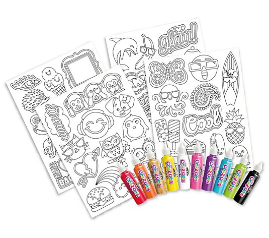 Cra-Z-Art Cra-Z-Gels 3D Sticker Art Deluxe Kit