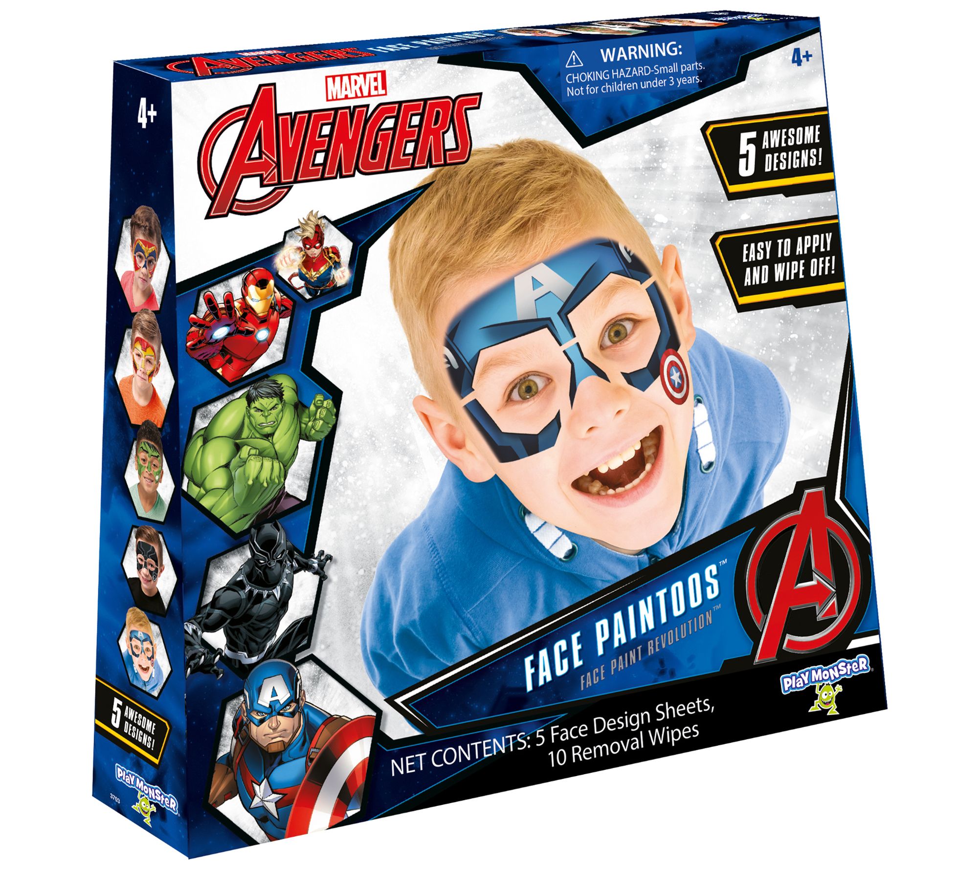PlayMonster Face Paint Marvel Avengers Pack - QVC.com