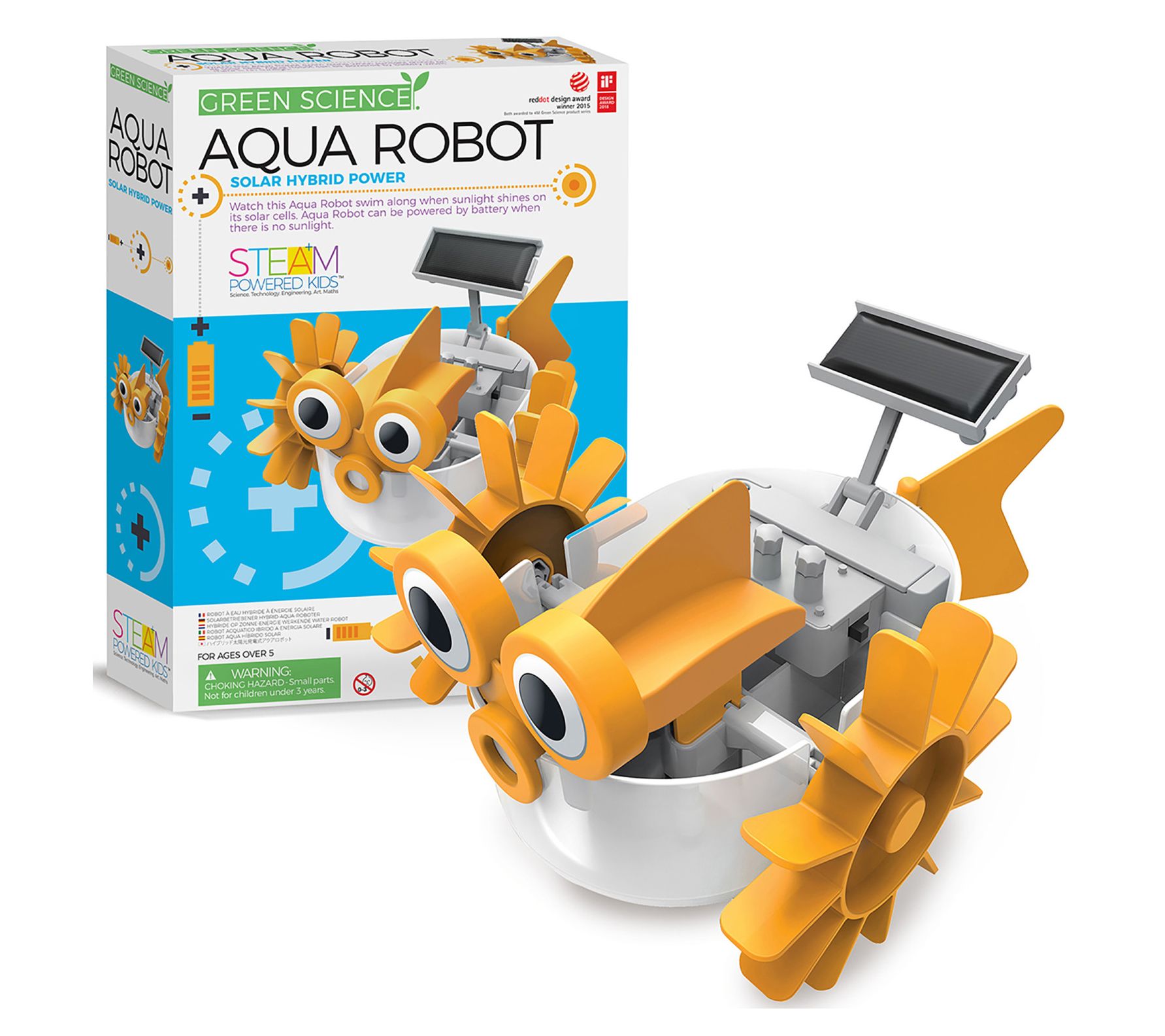 4M Green Science Aqua Robot - DIY Swimming FishToy
