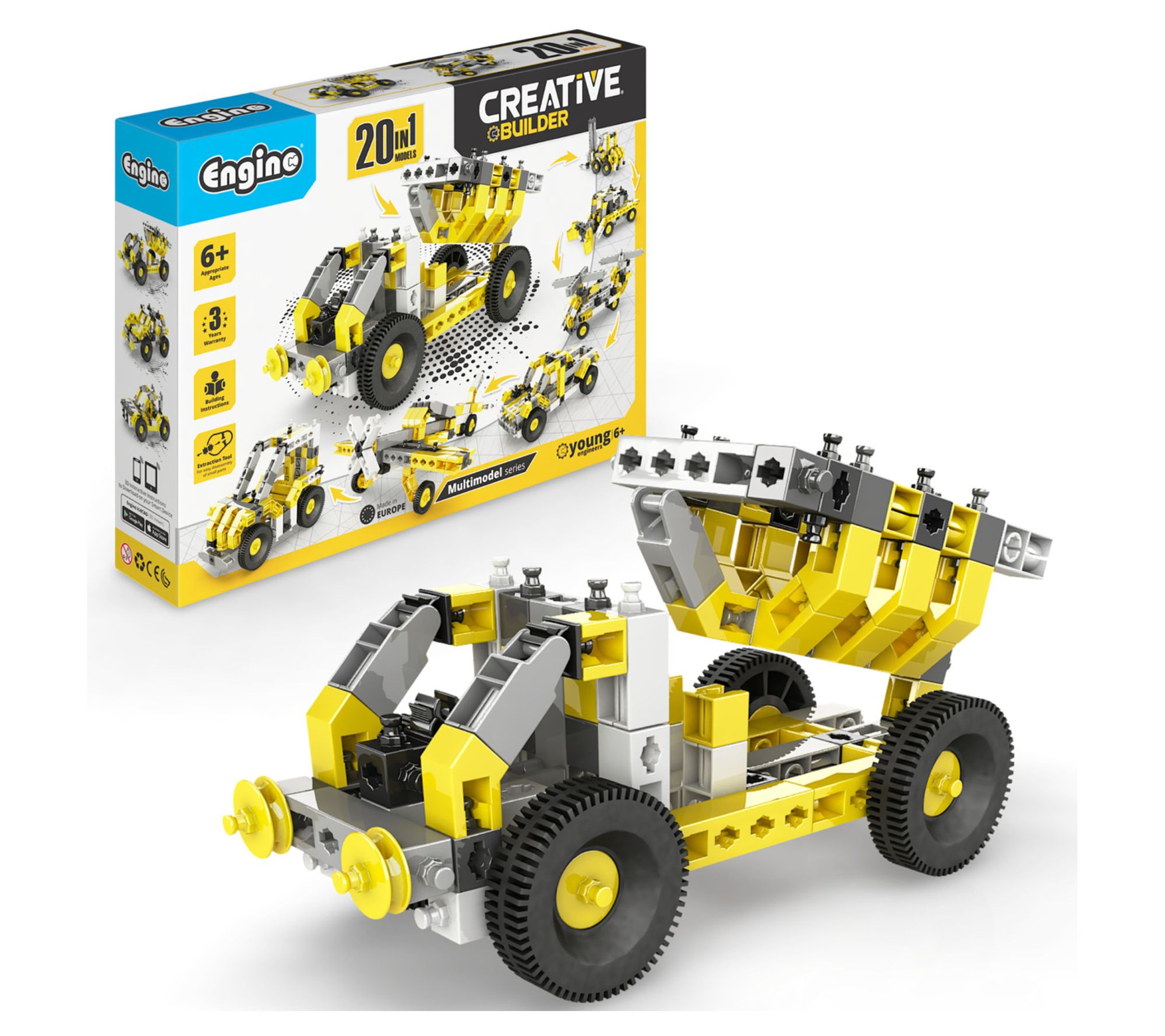 Engino Creative Builder: Multimodel Series - 20-In-1