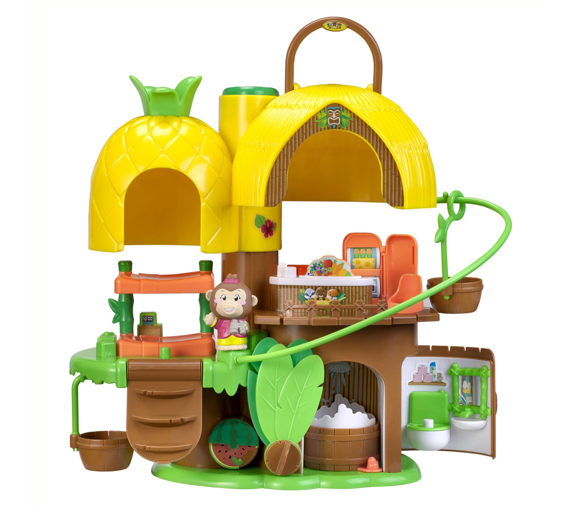 Timber Tots: Tropical House - Multi-Level TreeHouse Playset