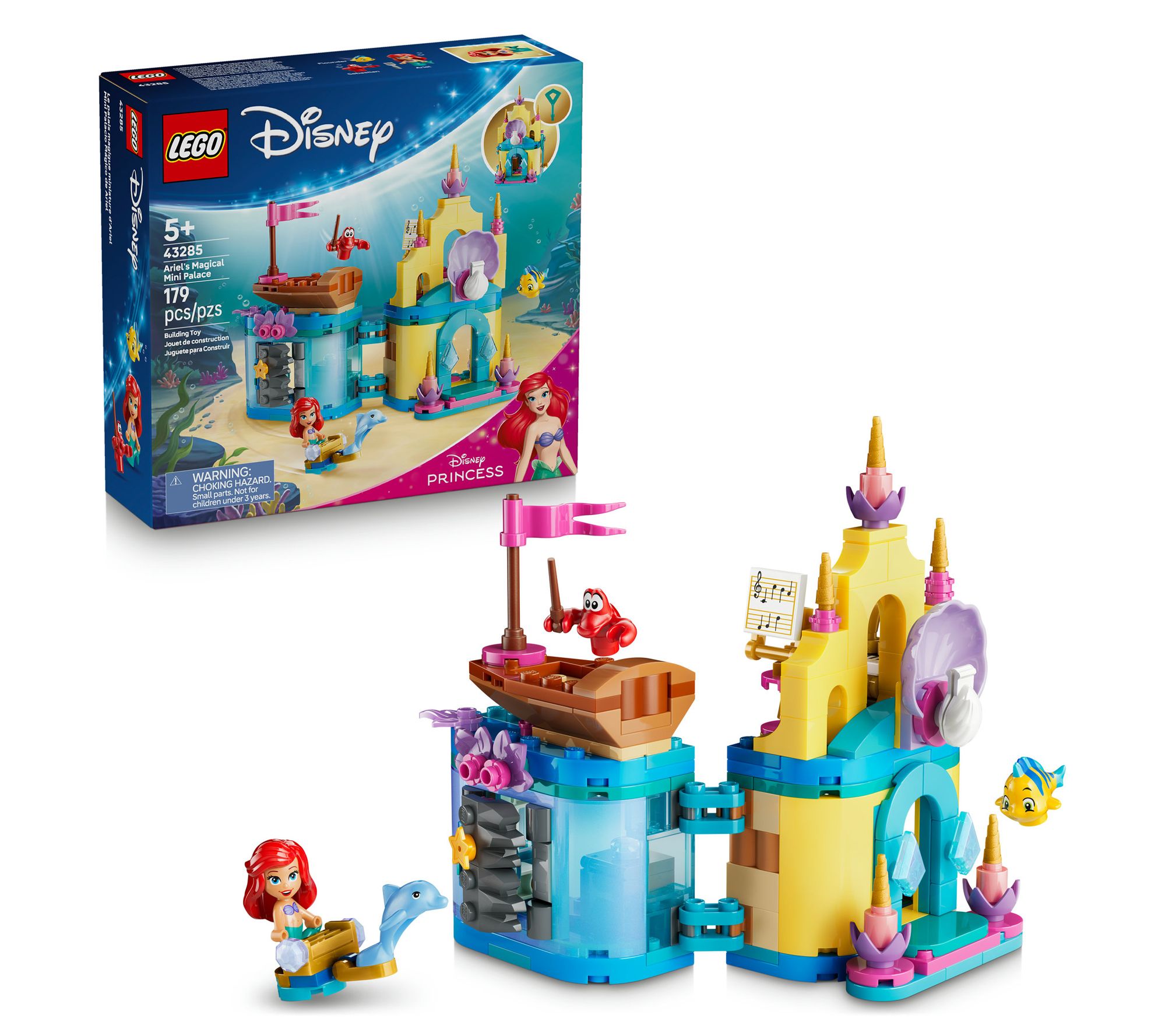 LEGO  Disney Princess Ariel's Magical Mini Palace 43285