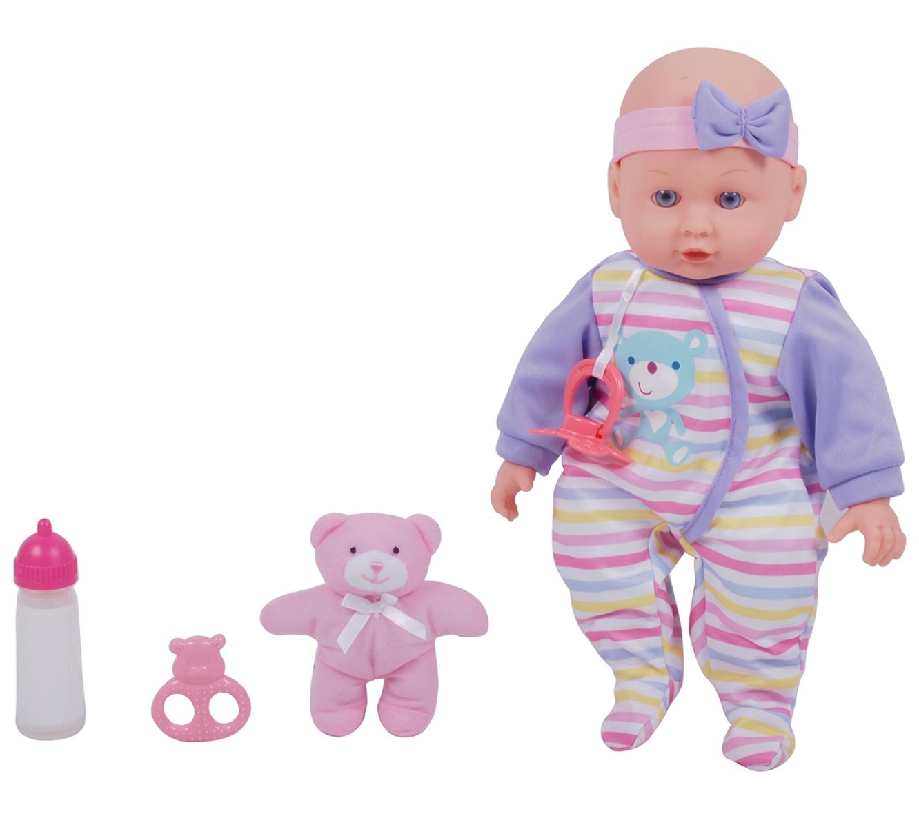 Dream Collection 14 inch Baby Doll Maggie withTeddy