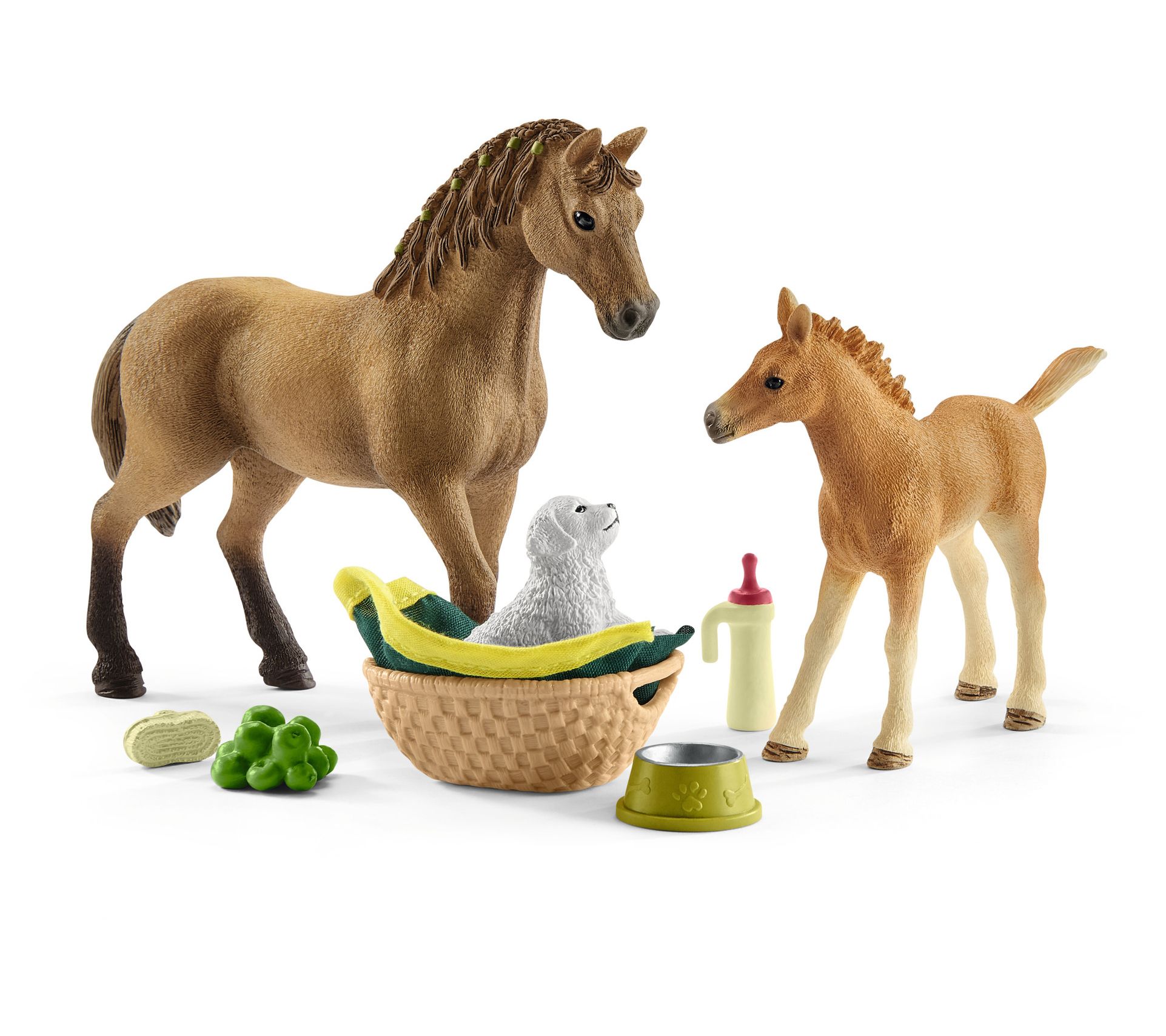 Schleich Horse Club Sarah's Baby Animal Care 9 Pc Playset