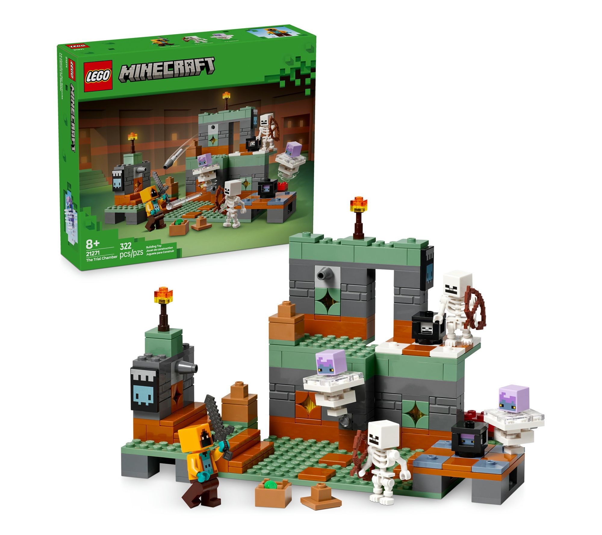 LEGO Minecraft The Trial Chamber Skeleton Toy Gamer Kit 21271