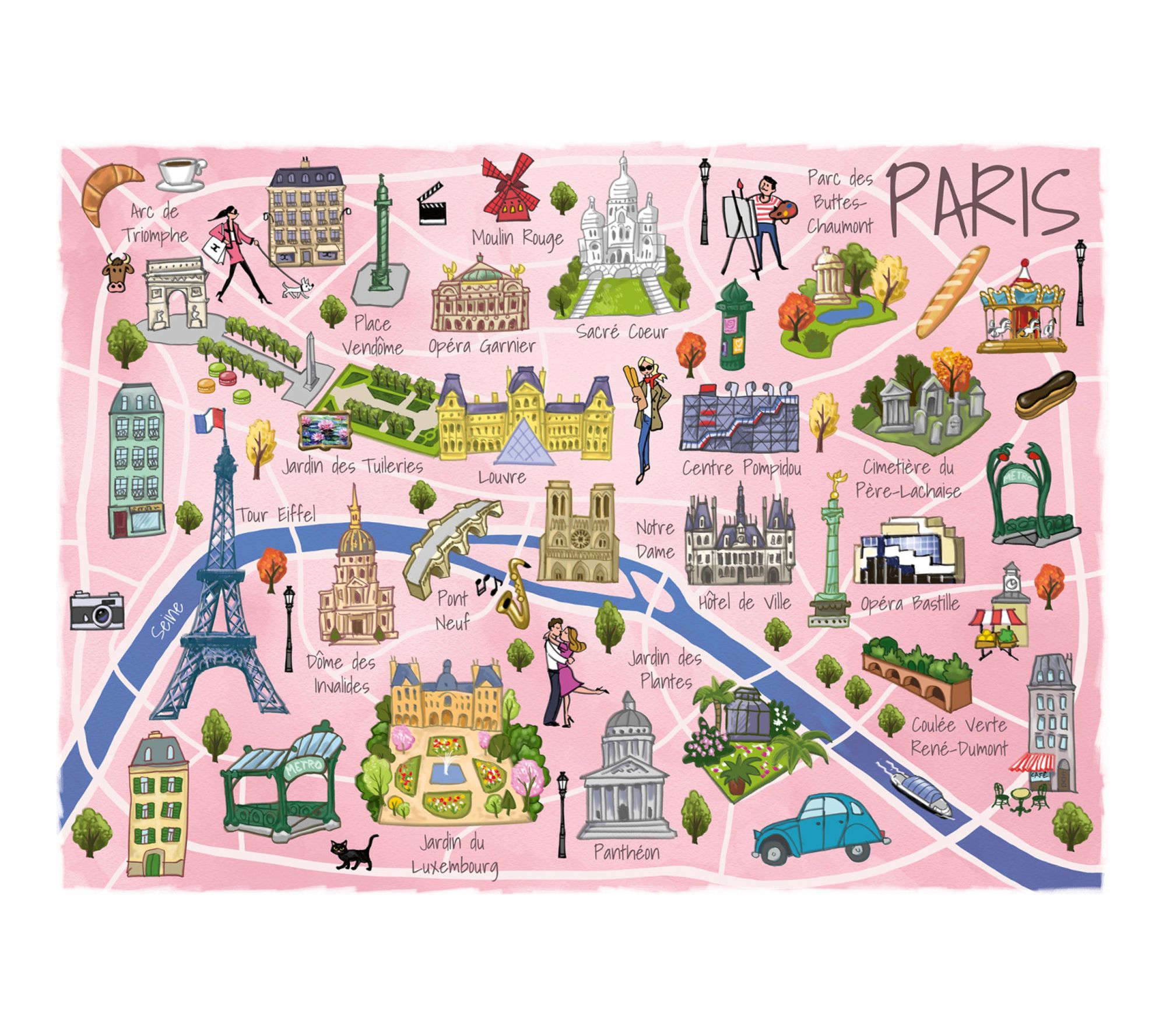 TEAMPUZZLE Paris 1000 piece Puzzle