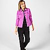 Denim & Co. Comfy Denim Style Jacket with Collar, 2 of 7