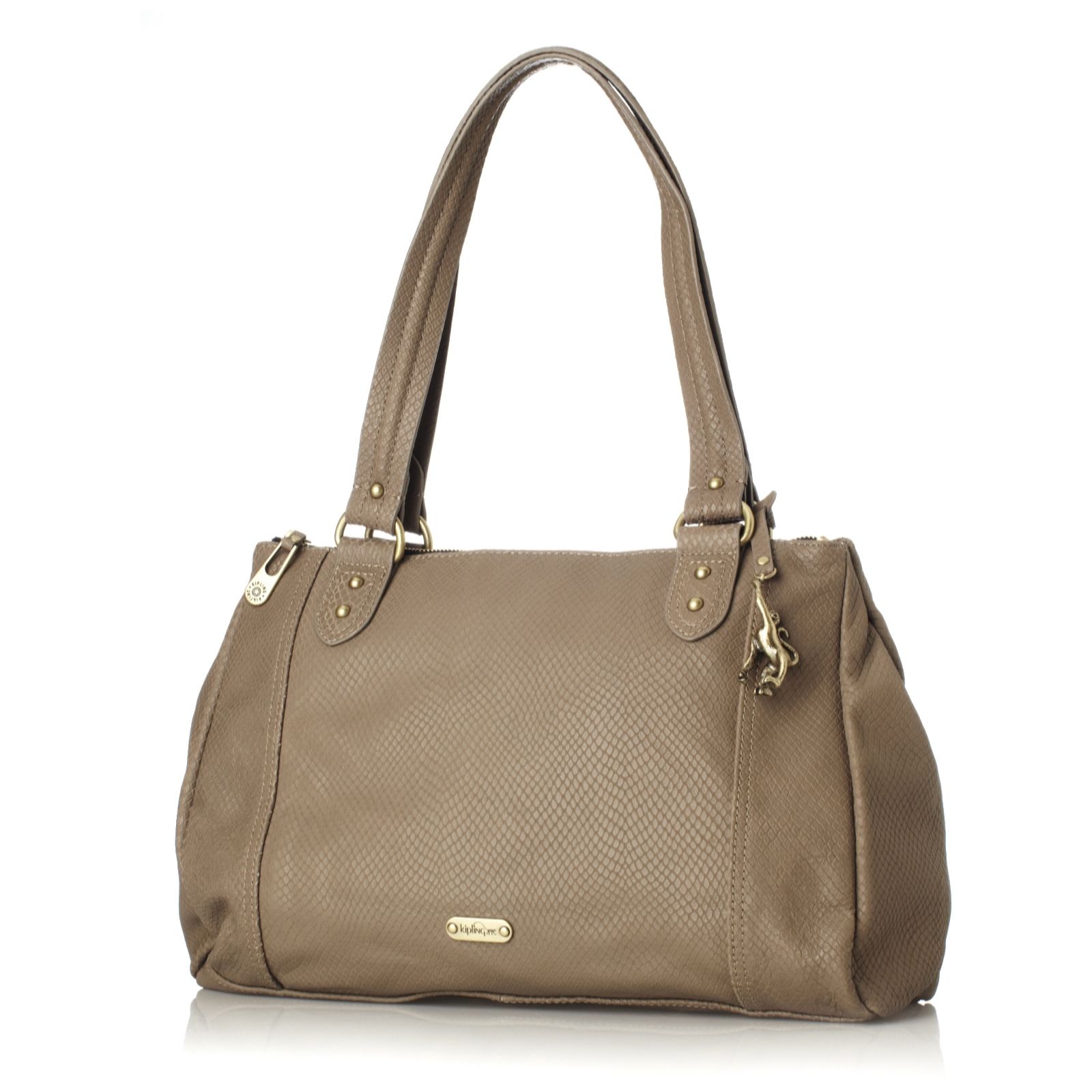 Kipling Vintage Leather Pure Masuda Handbag QVC UK