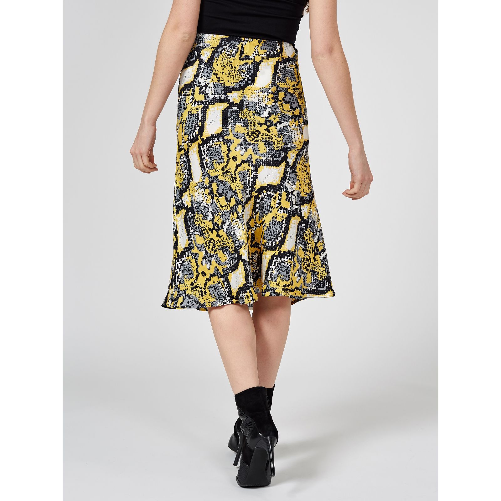 Outlet Ghost London Laila Printed Skirt QVC UK