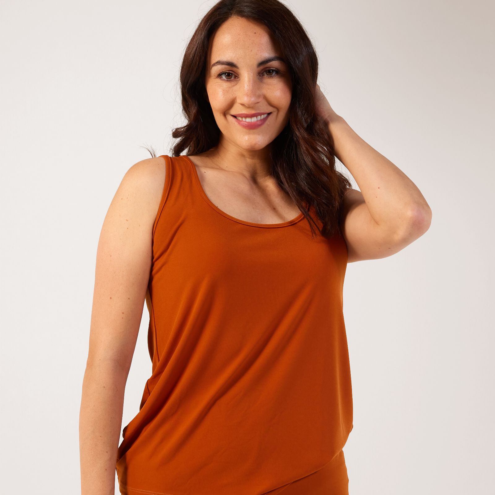 Kim & Co Brazil Jersey Sleeveless Vest Top