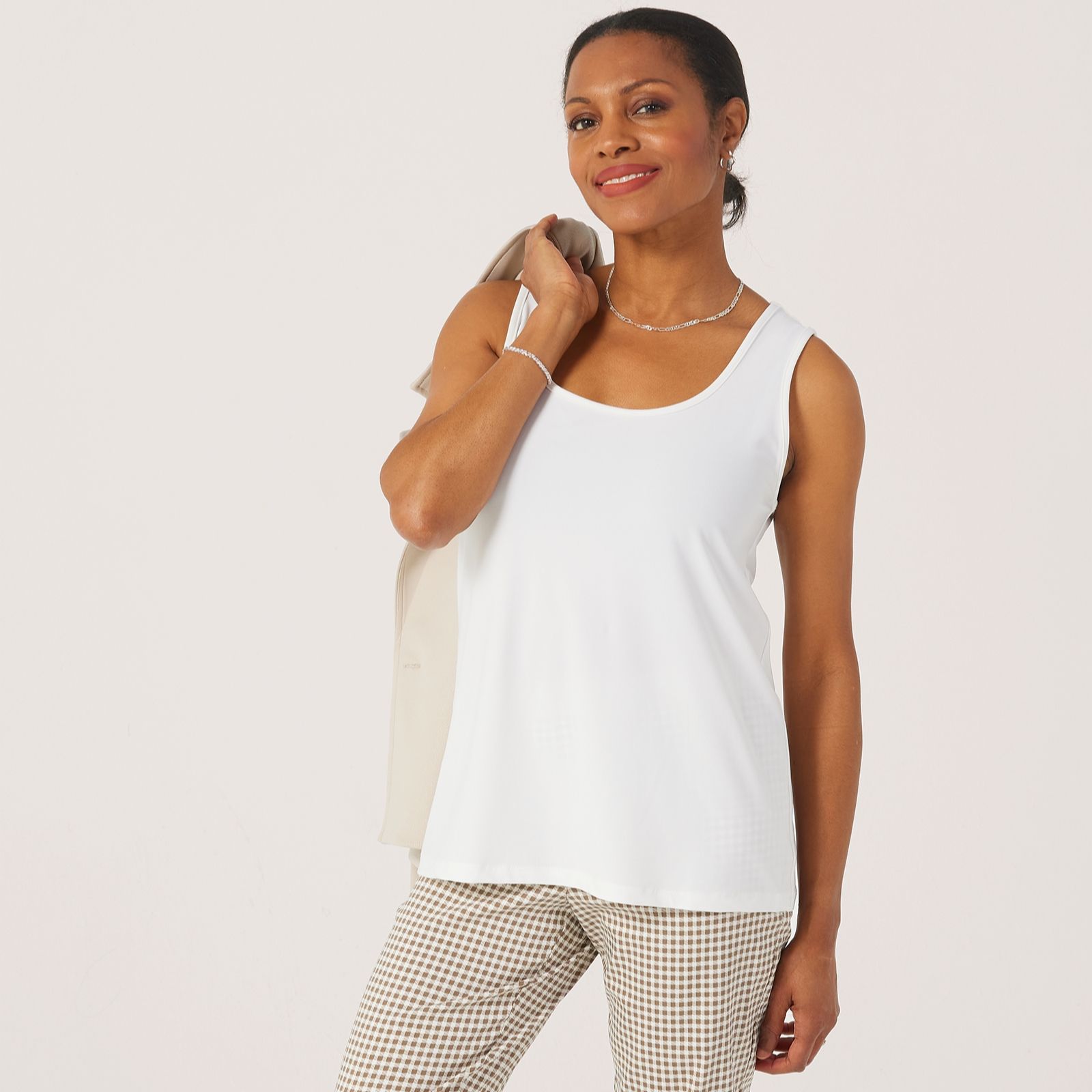 Kim & Co Brazil Jersey Sleeveless Vest Top