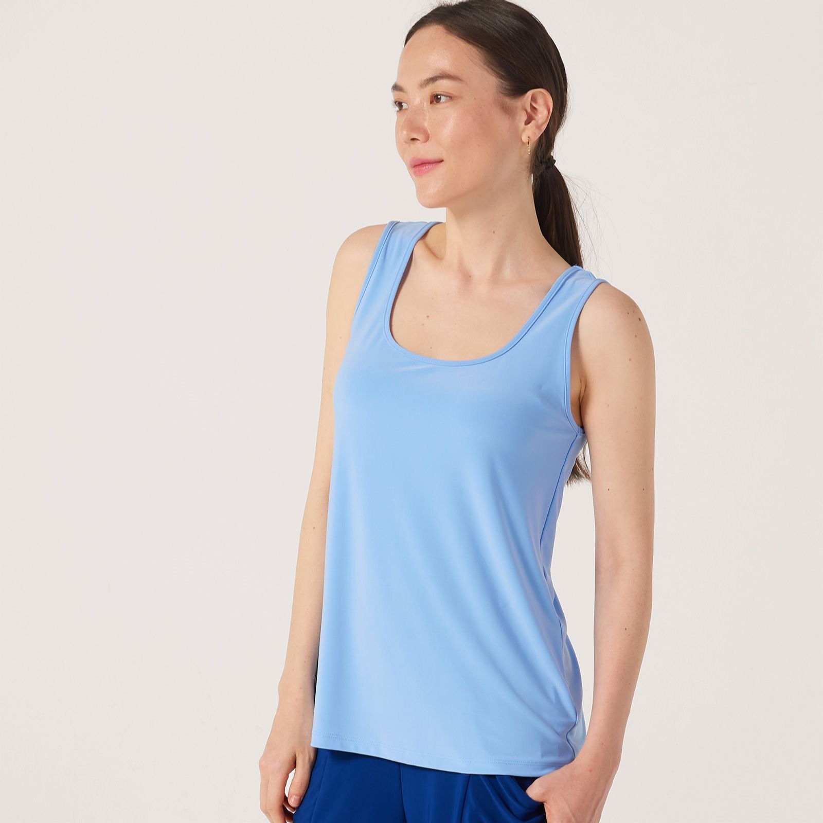 Kim & Co Brazil Jersey Sleeveless Vest Top